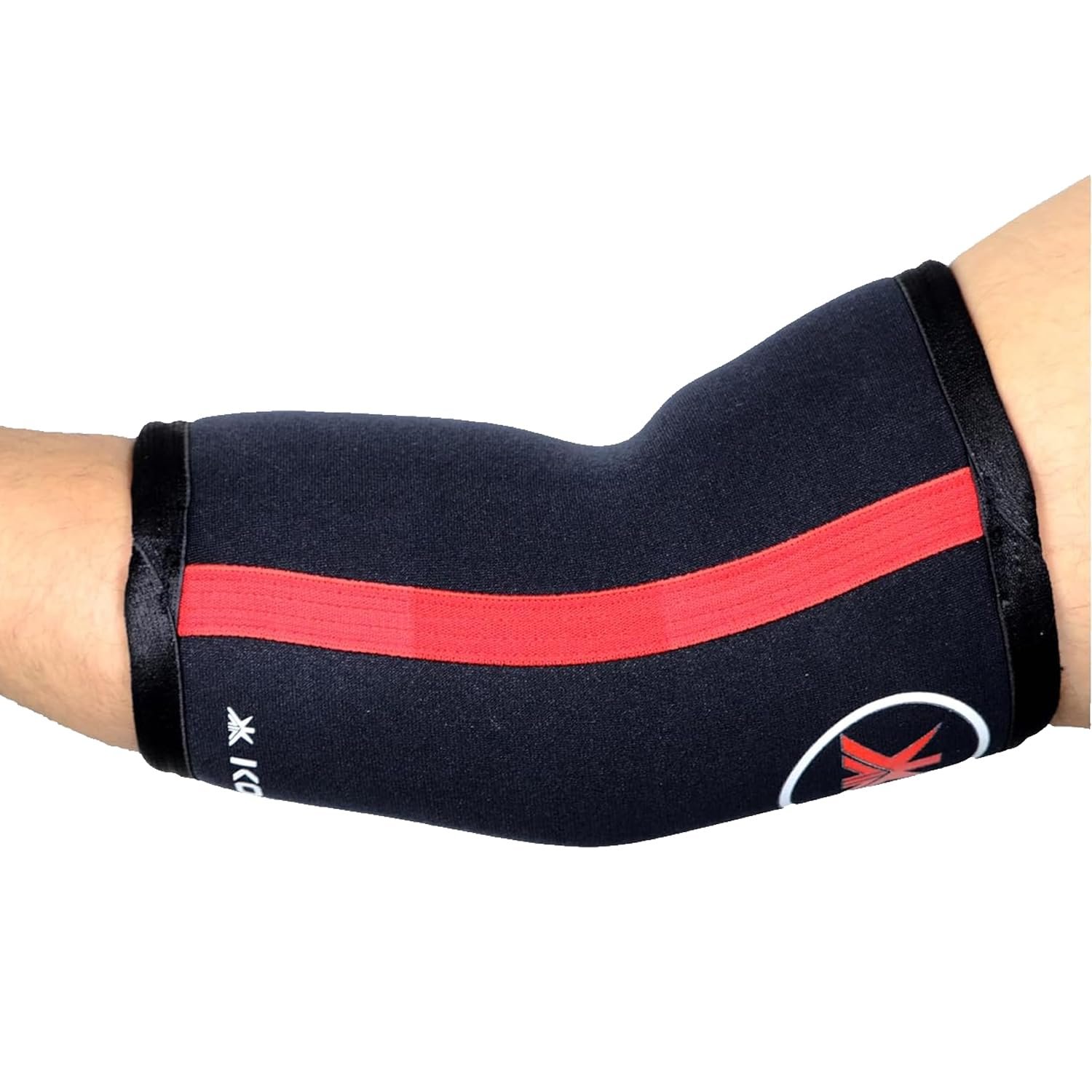 Kobo Elbow Sleeves 7mm Elbow Support Neoprene for Weight Lifting, Gym, Cross Training, Fitness, Squats, Powerlifting, Workout - (Piece)