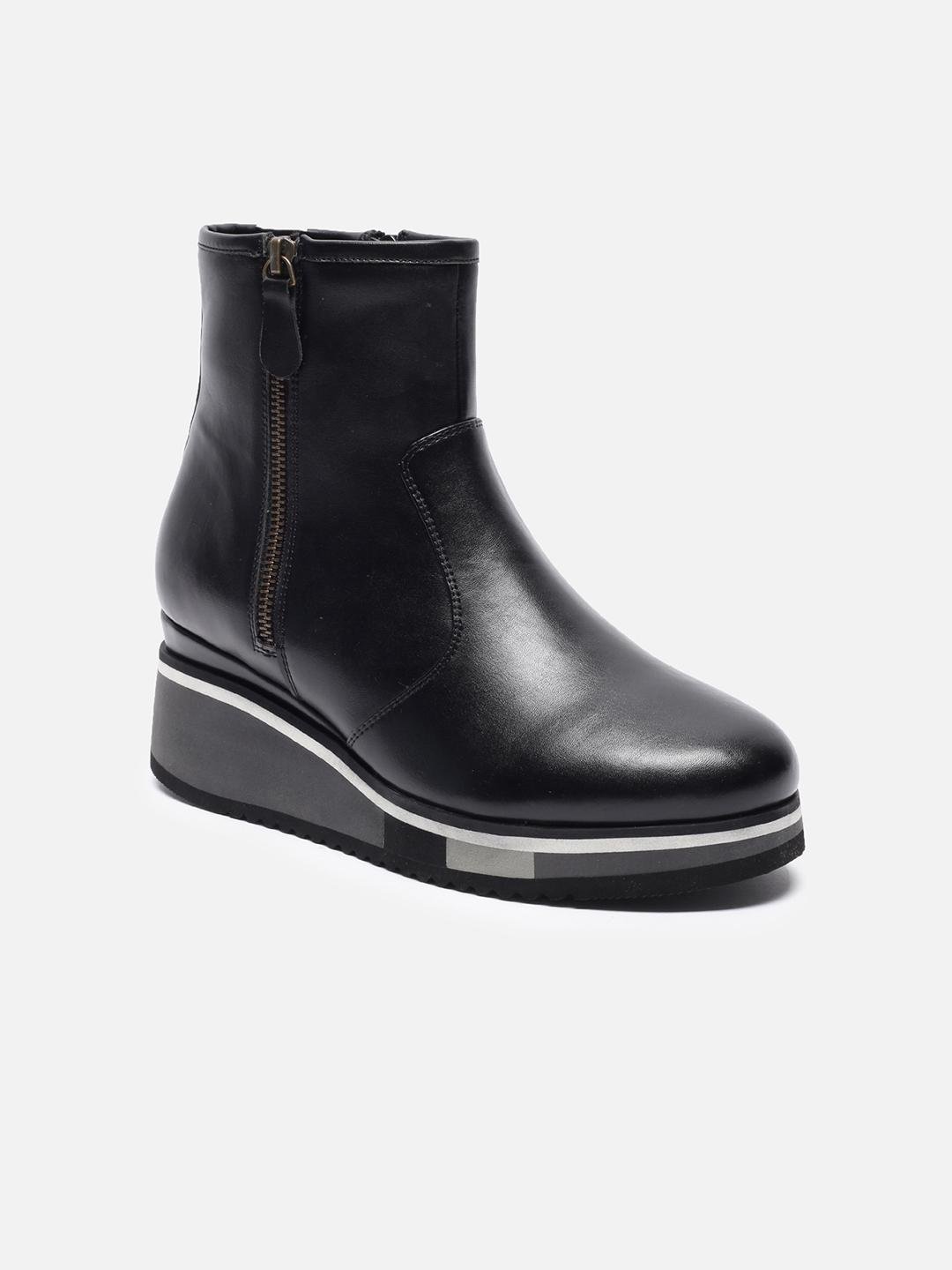 Buy Allen Solly Woman Women Casual Block Heeled Boots -  - Footwear for Women