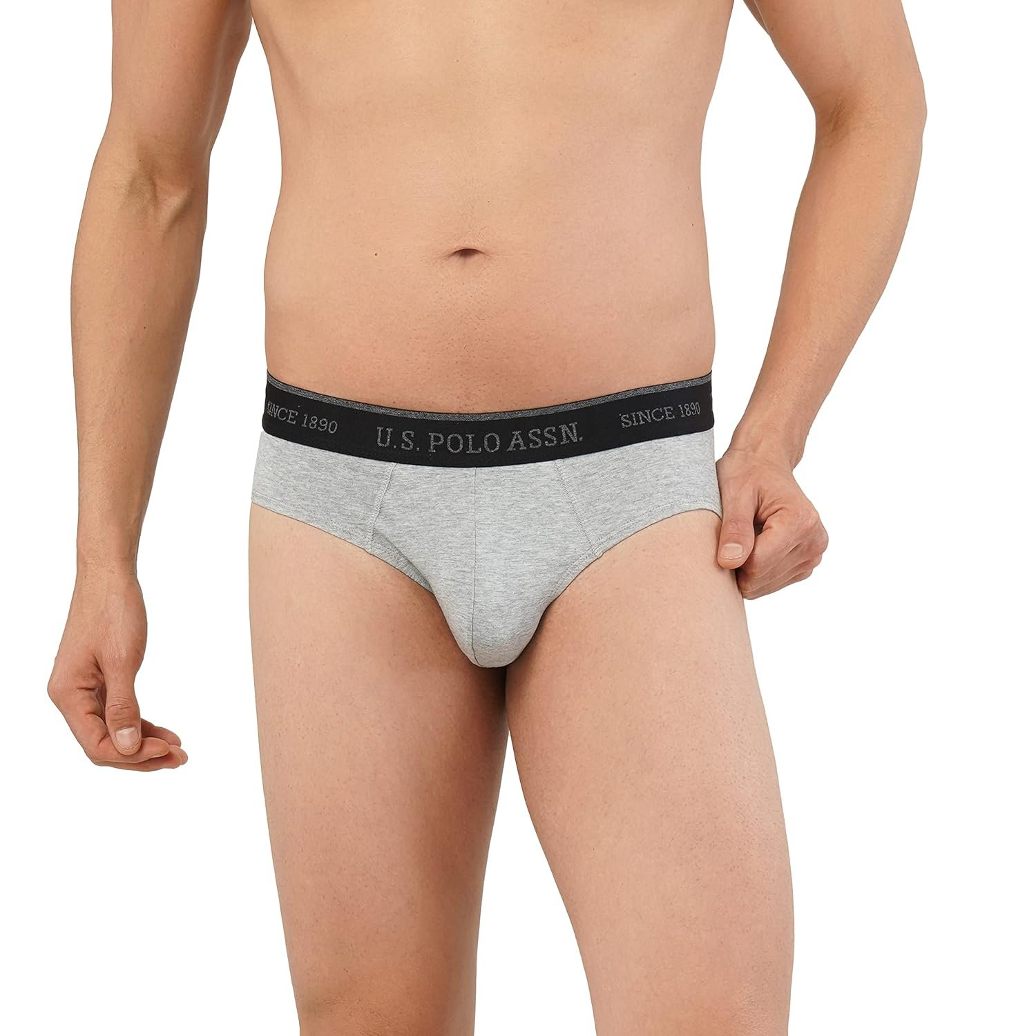 U.S. Polo ASSN. Men's I704 Ultra Soft Cotton Rich Premium Briefs - Pack of 1