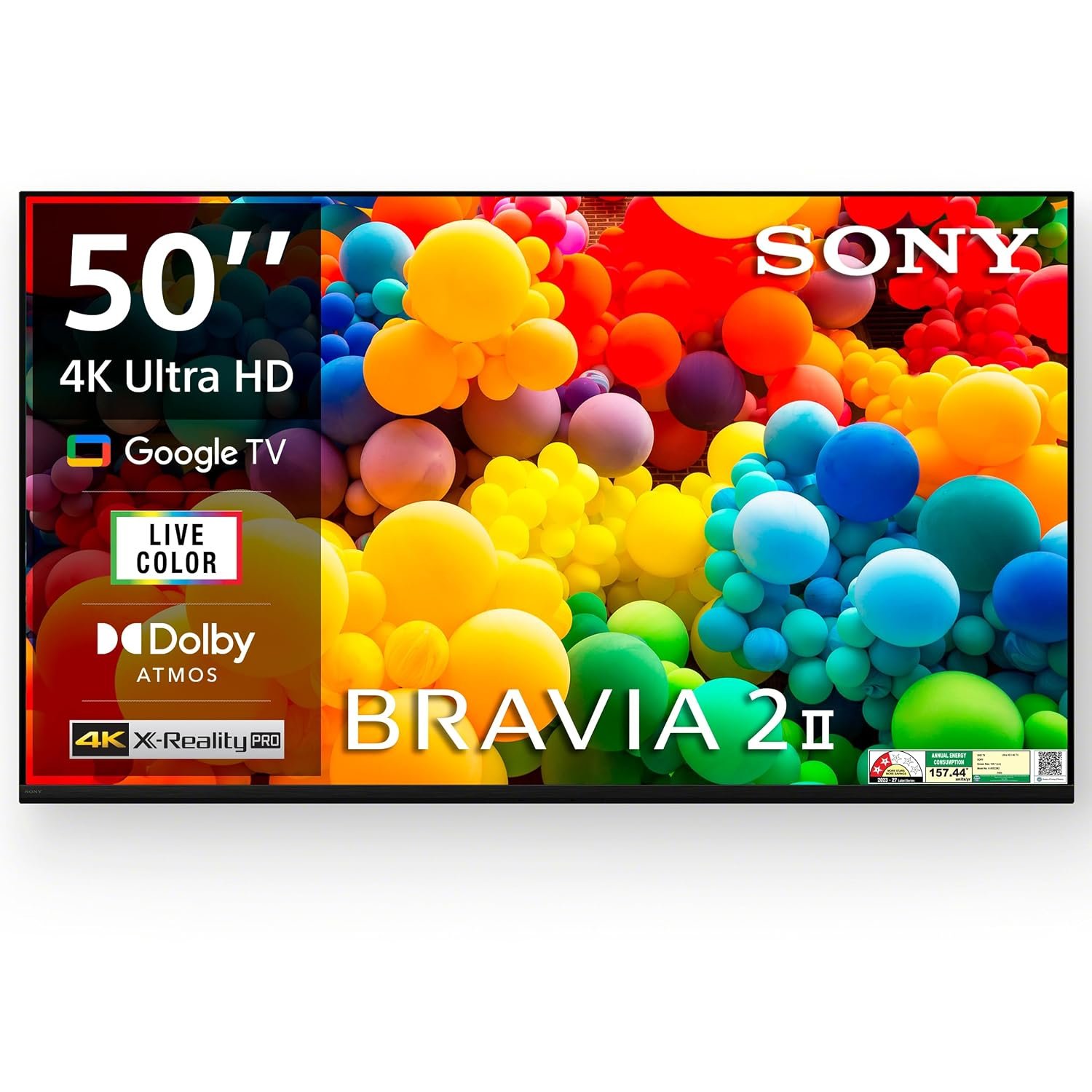 Sony 126 cm (50 inches) BRAVIA 2M2 Series 4K Ultra HD Smart LED Google TV K-50S22M2