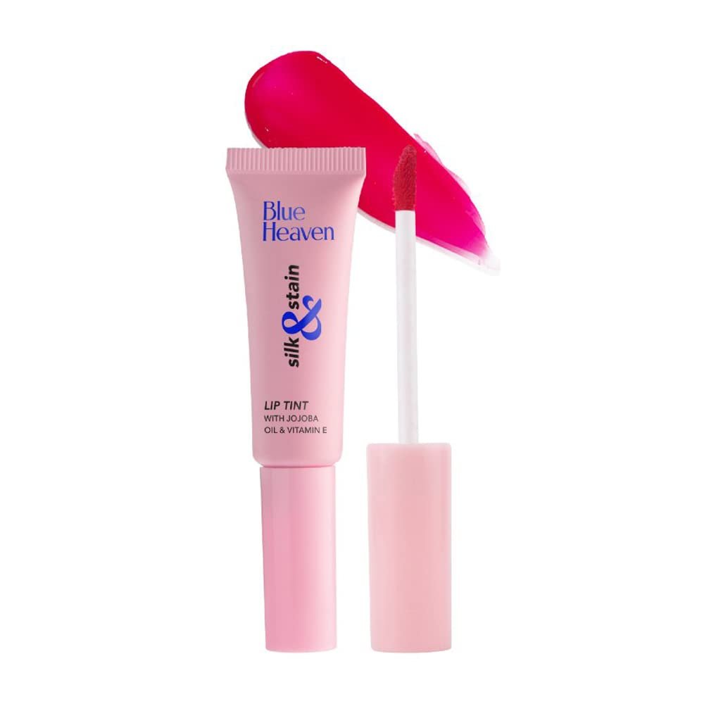 Blue Heaven,Silk & Stain Lip Tint, With Jojoba Oil & Vitamin E, Long Lasting, Non Sticky, Transfer Proof Formula,8ml,Showgirl Pink