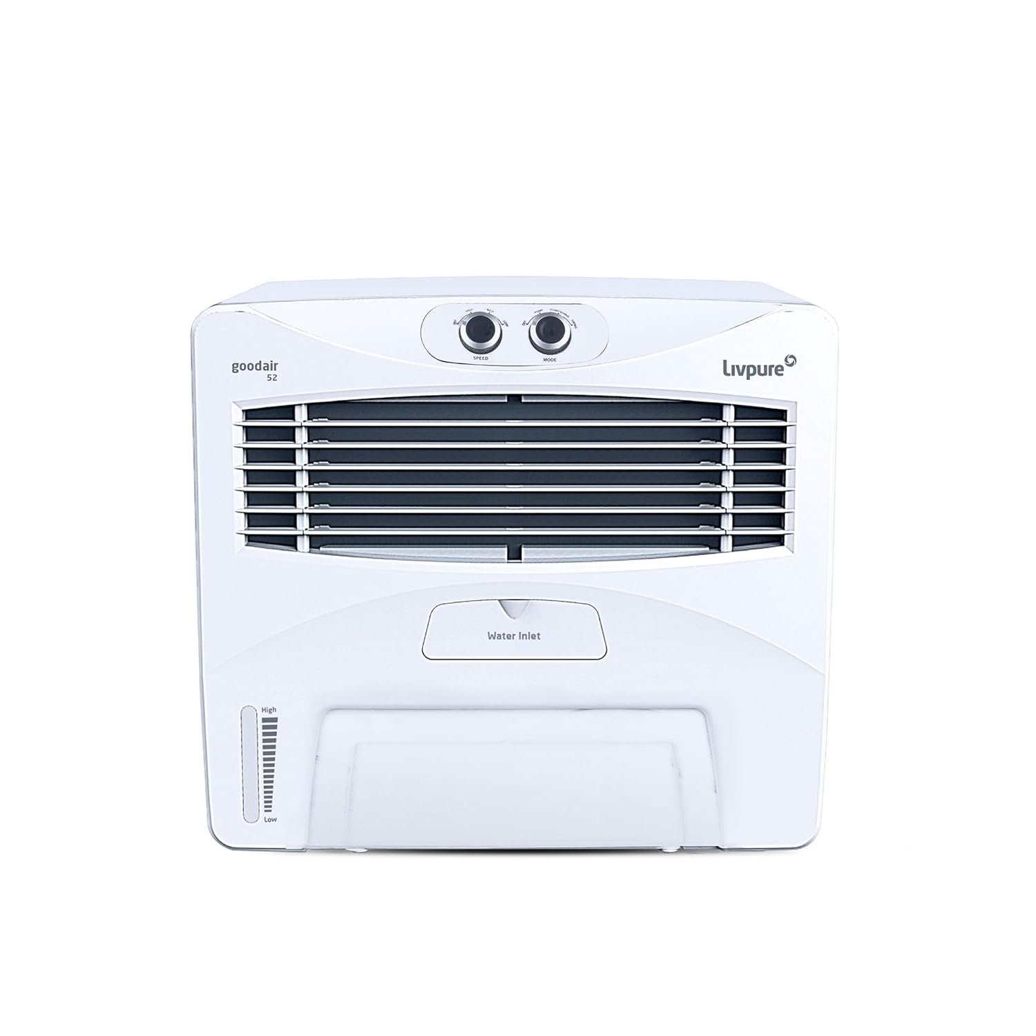 Livpure GoodAir Window 52L Air Cooler | 188 Sq. Ft. Area Coverage| 190 Watt Motor with Overload Protection |Inverter Compatible|Woodwool Cooling Pads |2 Yrs Motor Warranty & 1 Yr Comprehensive (Wh