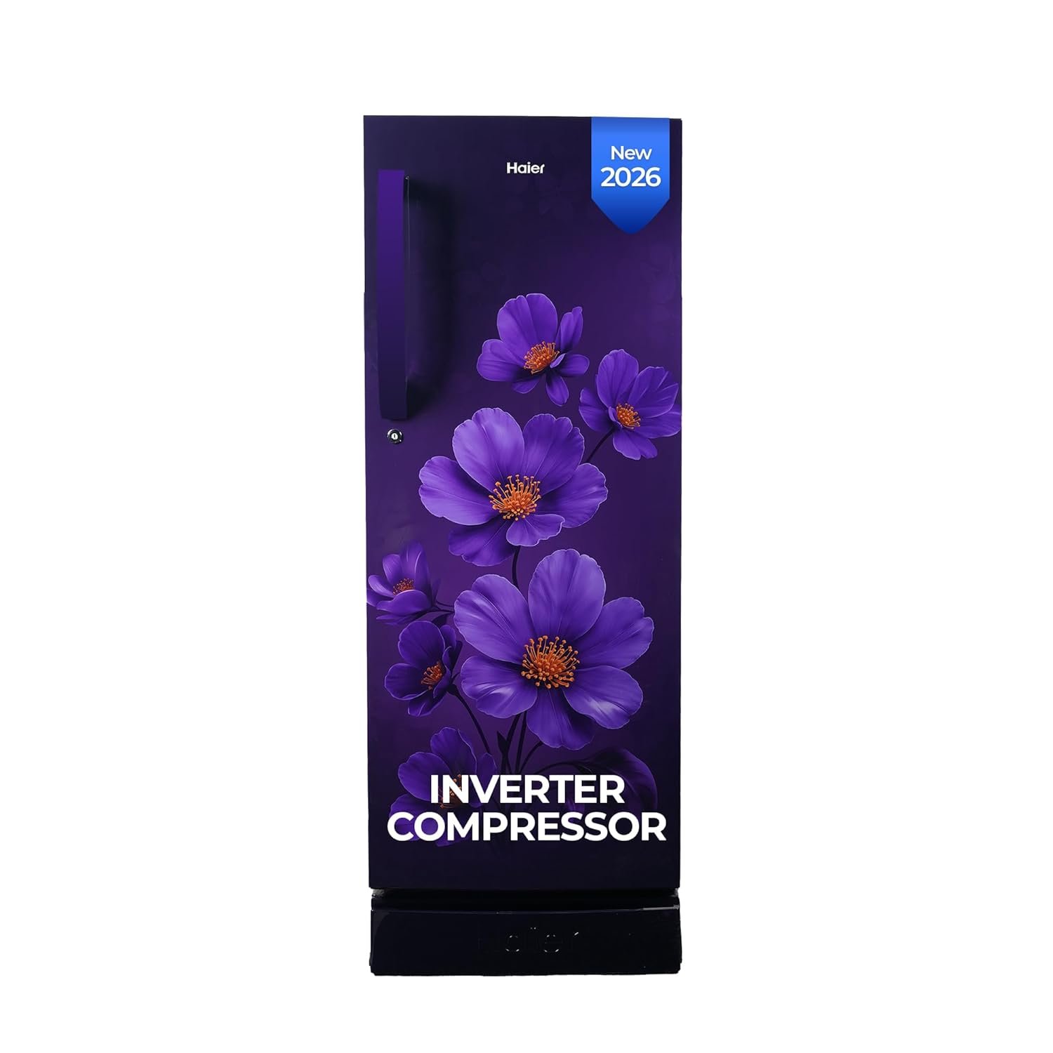 Haier 215 L 5 Star Direct Cool Inverter Single Door Refrigerator with Fast Ice Making, Easy Clean Back, Large Vegetable Box (HED-225PXBA-P, Purple Xsenia, Base Stand Drawer, 2026 Model)