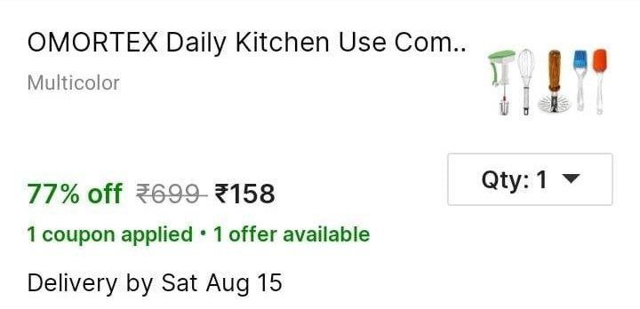 OMORTEX Daily Kitchen Use Combo Of Powerfull Blender Wooden Bhaji Masher Whisk Spatula & Brush (Pack Of 5) Kitchen Tool Set Price in India - Buy OMORTEX Daily Kitchen Use Combo Of Powerfull Blende