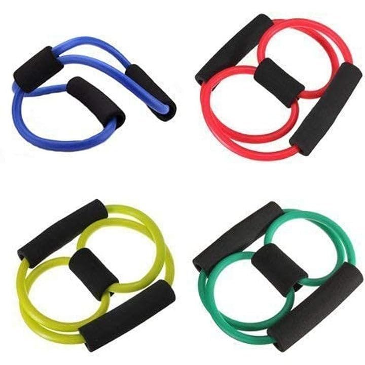 DD ZONE Resistance Band for Workout Back Set Exercise & Stretching Pull Up Bands for Home Exercise Bands Gym Men & Women Yoga Resistance Tube Loop Bands Toning Bands Kit, Thermoplastic Elastom