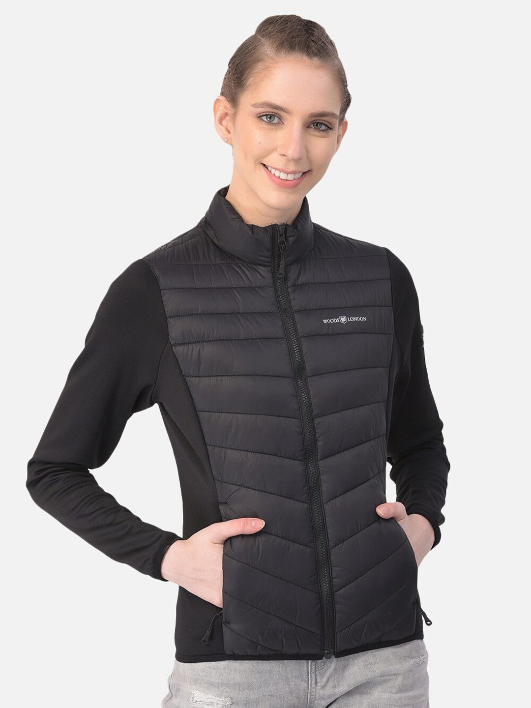 Buy Woods Women Black Sweatshirt -  - Apparel for Women