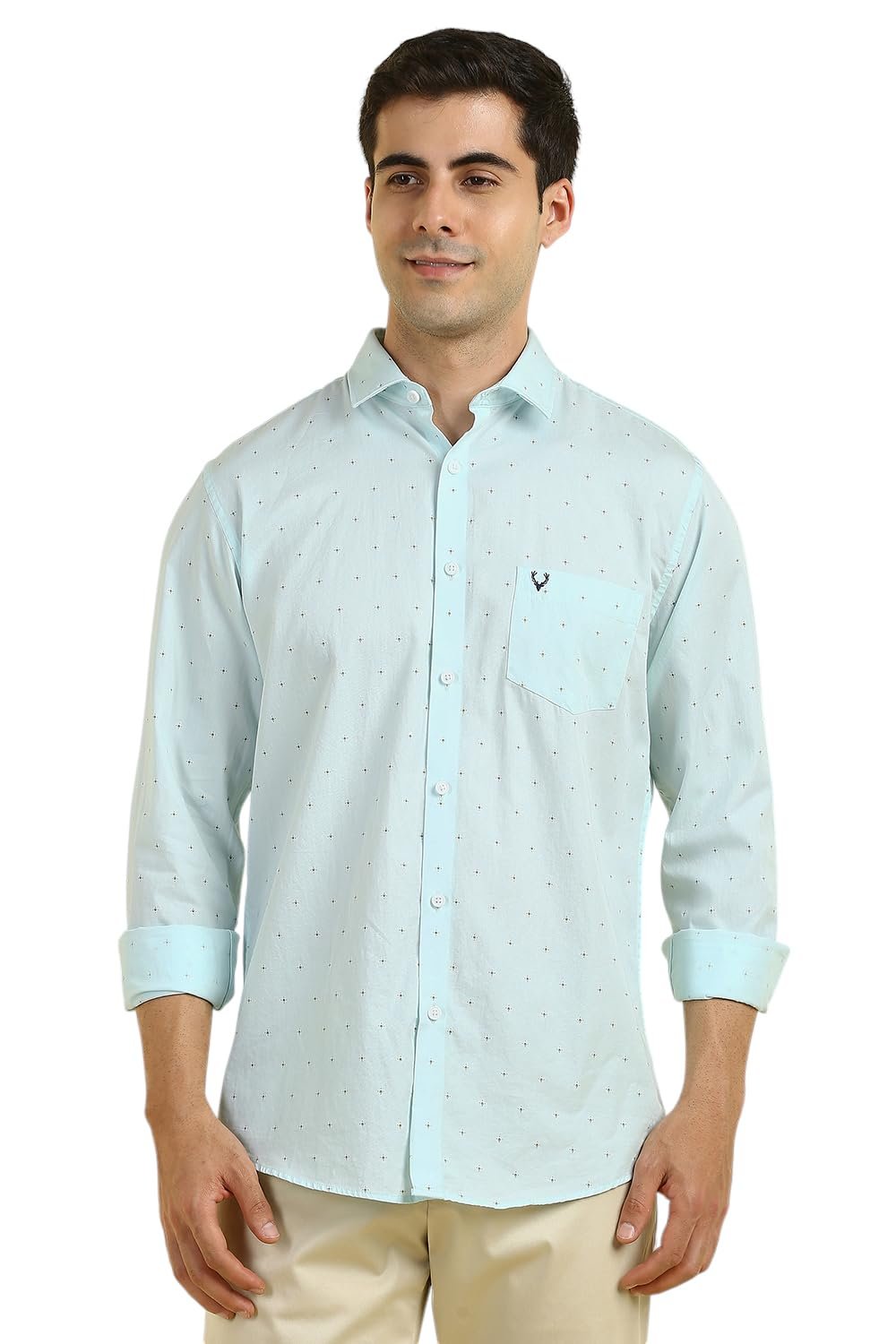 Allen Solly Men Cotton Blend Regular Fit Shirt