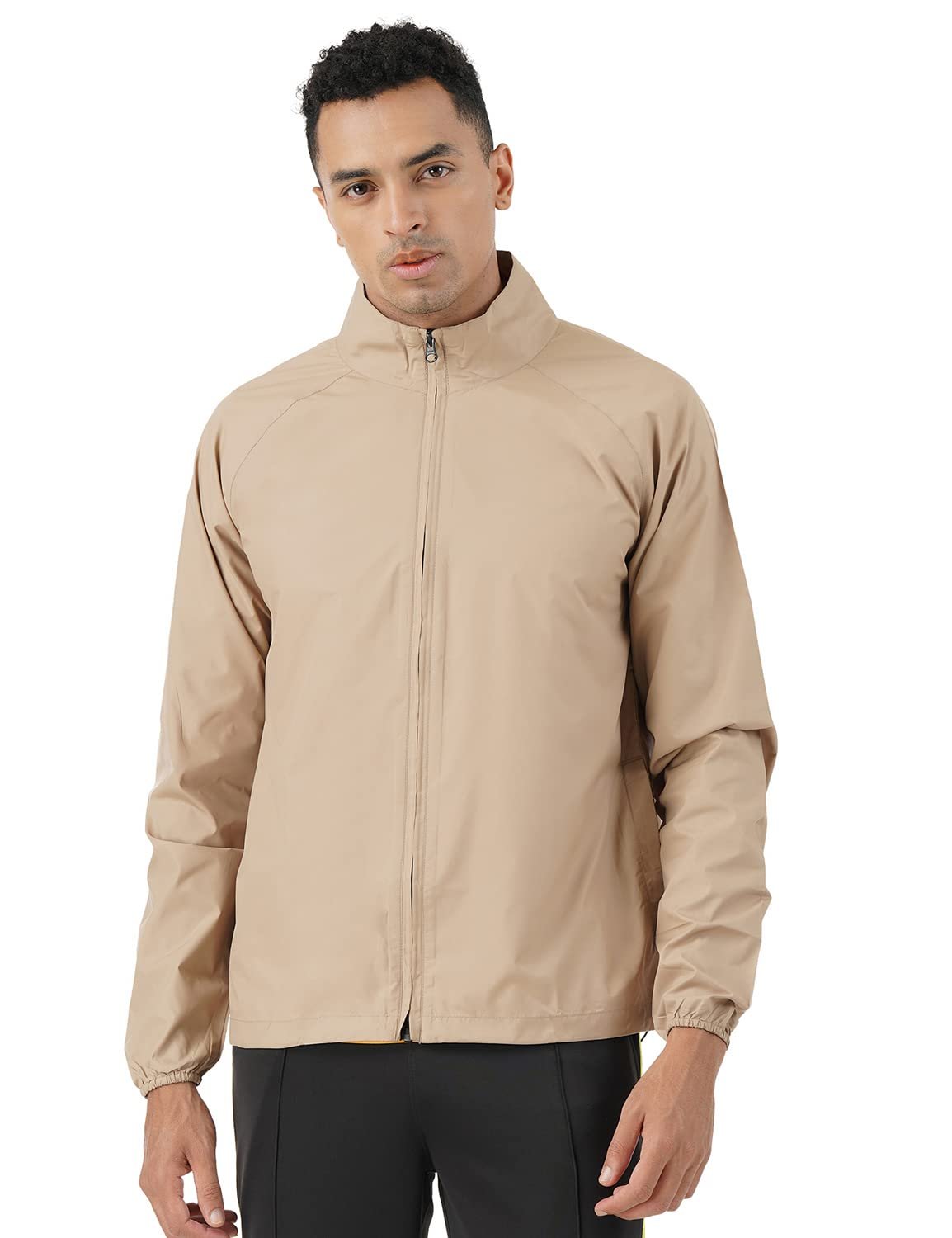 PUMP'D Men's All-purpose Windcheater with Front Zip Closure | Windcheater Jacket for Men | Regular Fit