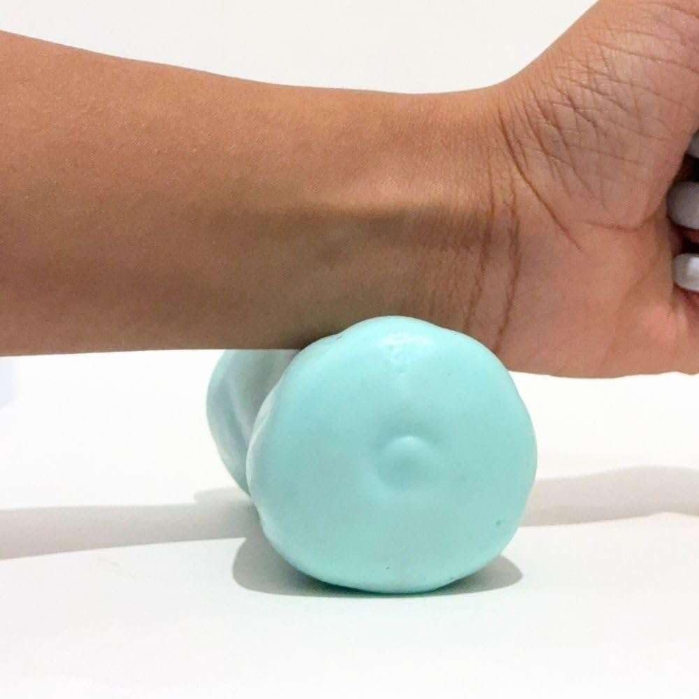 Muscle Relaxation Massager, Sky Blue, TPE, Ribbed Interior, Ultra Stretchy, Washable, Waterproof Pain Relief Device (Muscle Relaxation)