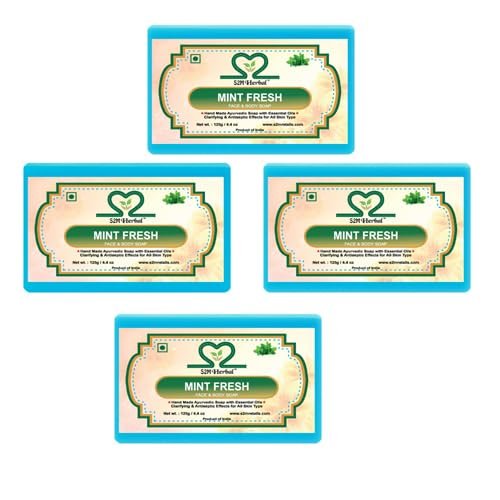 Pure Mint soap (4 x 125 g)