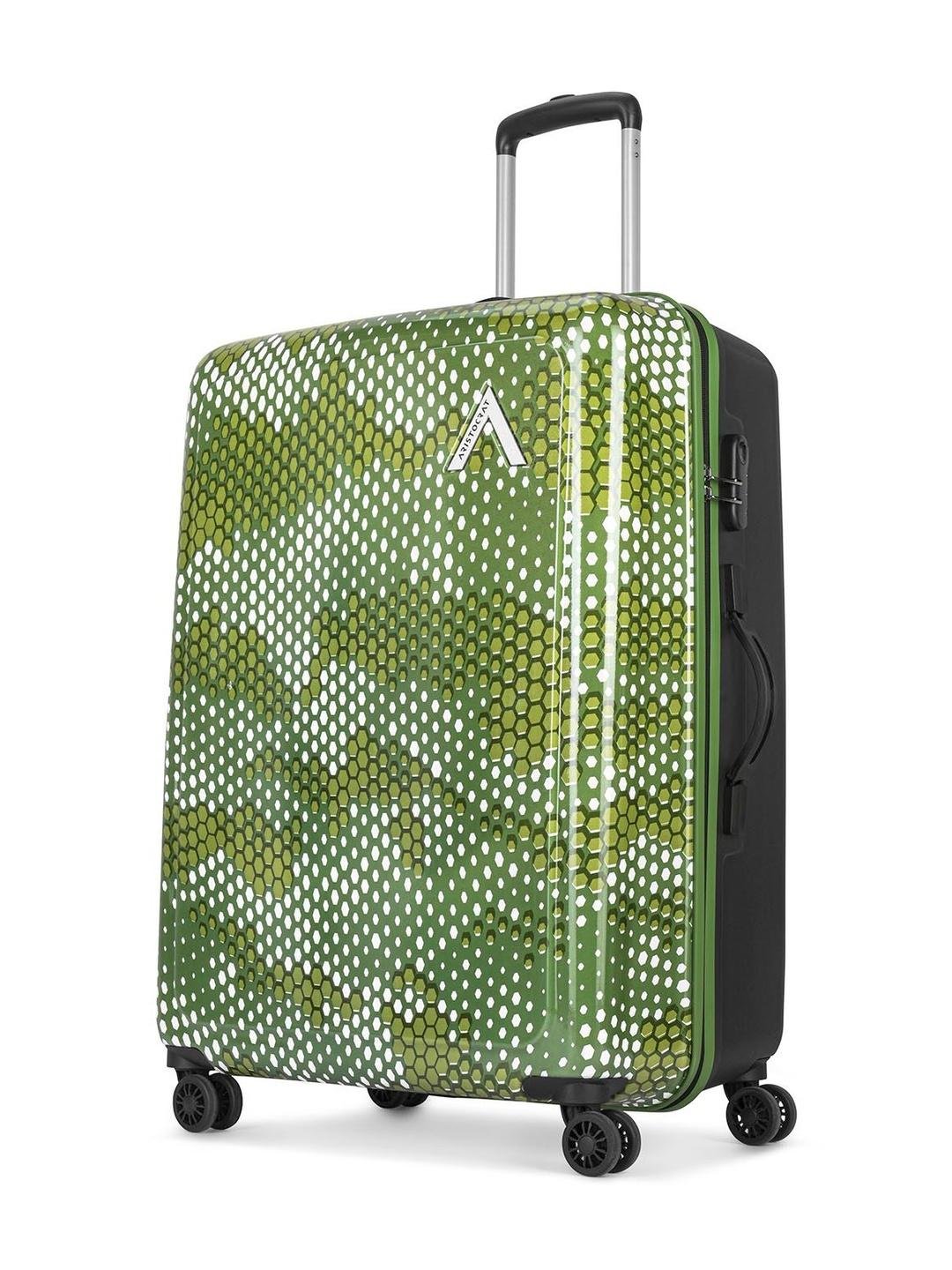 Buy Aristocrat Combat Green Large Hard Luggage 73.2cm Check In Trolley Bag With 8 Wheels -  - Accessories for Unisex