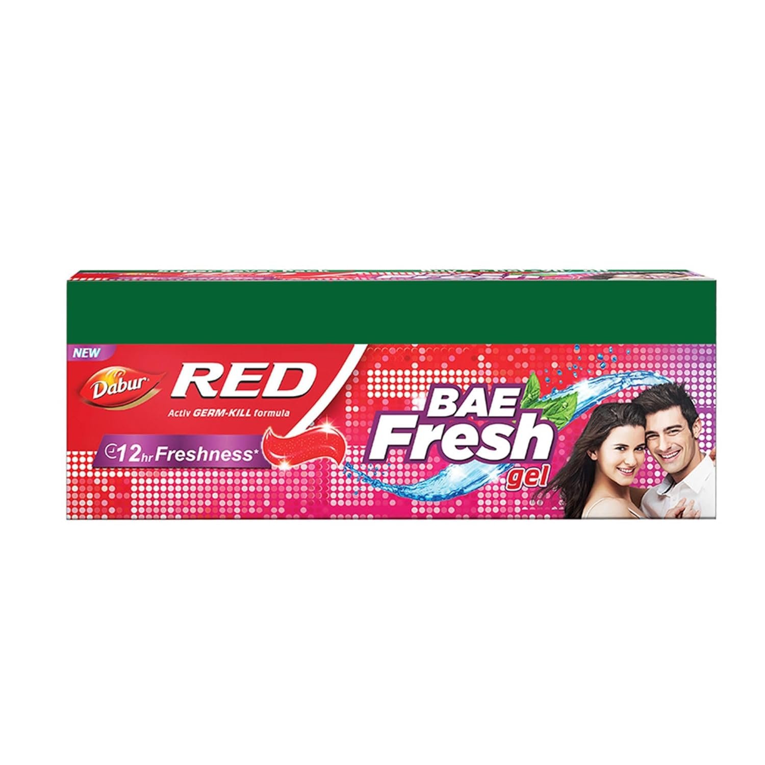 Dabur Red Bae Fresh Gel - 300gm (150gm*2) | Fights Bad Breath, Cavity Germs and Plaque | 12hr Freshness | Activ Germ-Kill formula