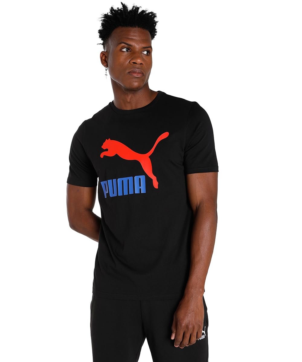 Puma Men's Printed Regular Fit T-Shirt