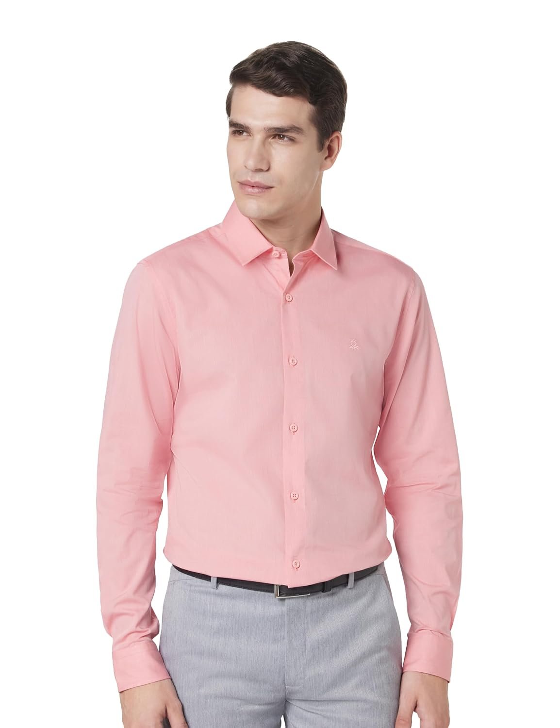 United Colors of Benetton Men's Cotton Regular Fit Shirt