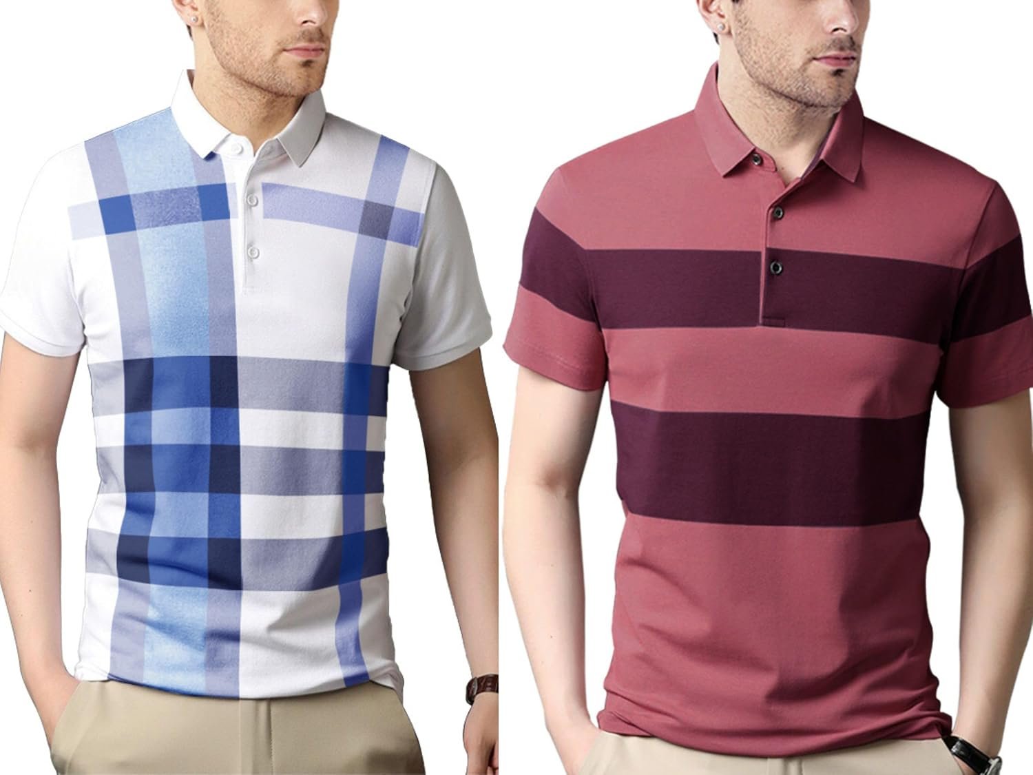 Noble Monk Men's Polycotton Regular Fit Polo T-Shirt Half Sleeves |Polo Collar | Casual T-Shirt