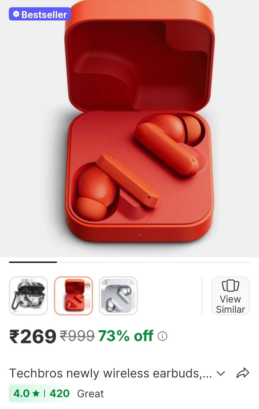 TECHBROS NEWLY Wireless Earbuds, ANC High bass Stereo and Fully Compatible S05 Bluetooth Gaming Headset Price in India - Buy TECHBROS NEWLY Wireless Earbuds, ANC High bass Stereo and Fully Compatible 