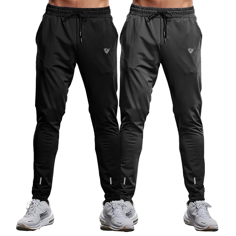 Noble Monk Men's Regular Fit Track Pants | Sport Pant | Plain Track Pant for Men Charcoal Grey