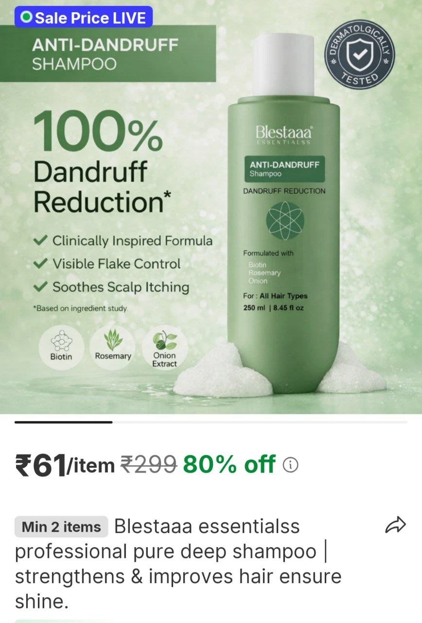 blestaaa essentialss PROFESSIONAL PURE DEEP SHAMPOO | Strengthens & Improves Hair Ensure Shine. Price in India - Buy blestaaa essentialss PROFESSIONAL PURE DEEP SHAMPOO | Strengthens & Improve