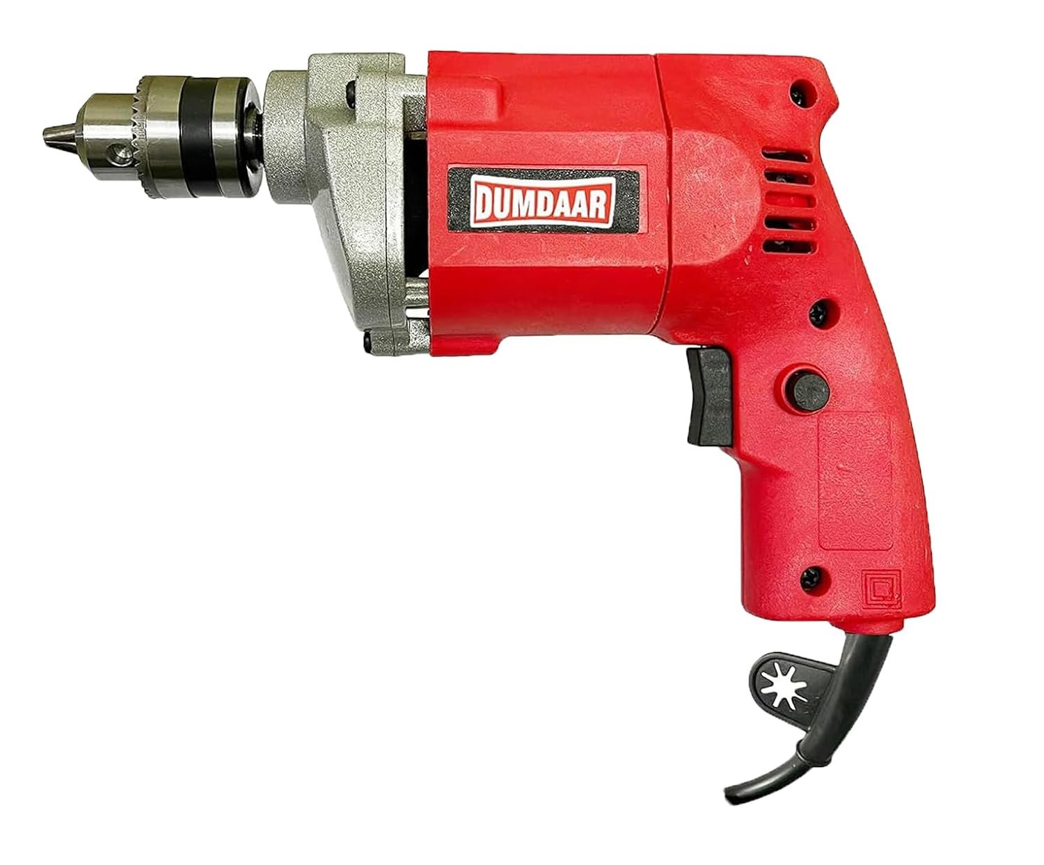 Inditrust Dumdaar 6-Month Warranty 10mm Red Electric drill machine with 100% copper winding