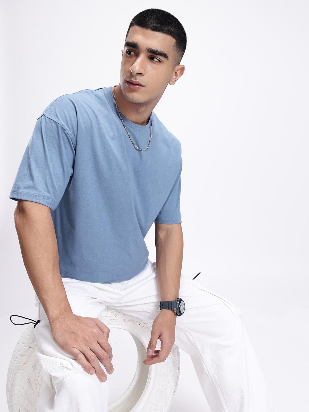 Buy Kook N Keech Oversized Fit Pure Cotton T Shirt -  - Apparel for Men