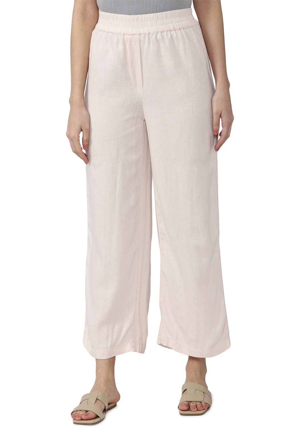 Van Heusen Women High Rise Regular Fit Casual Pants