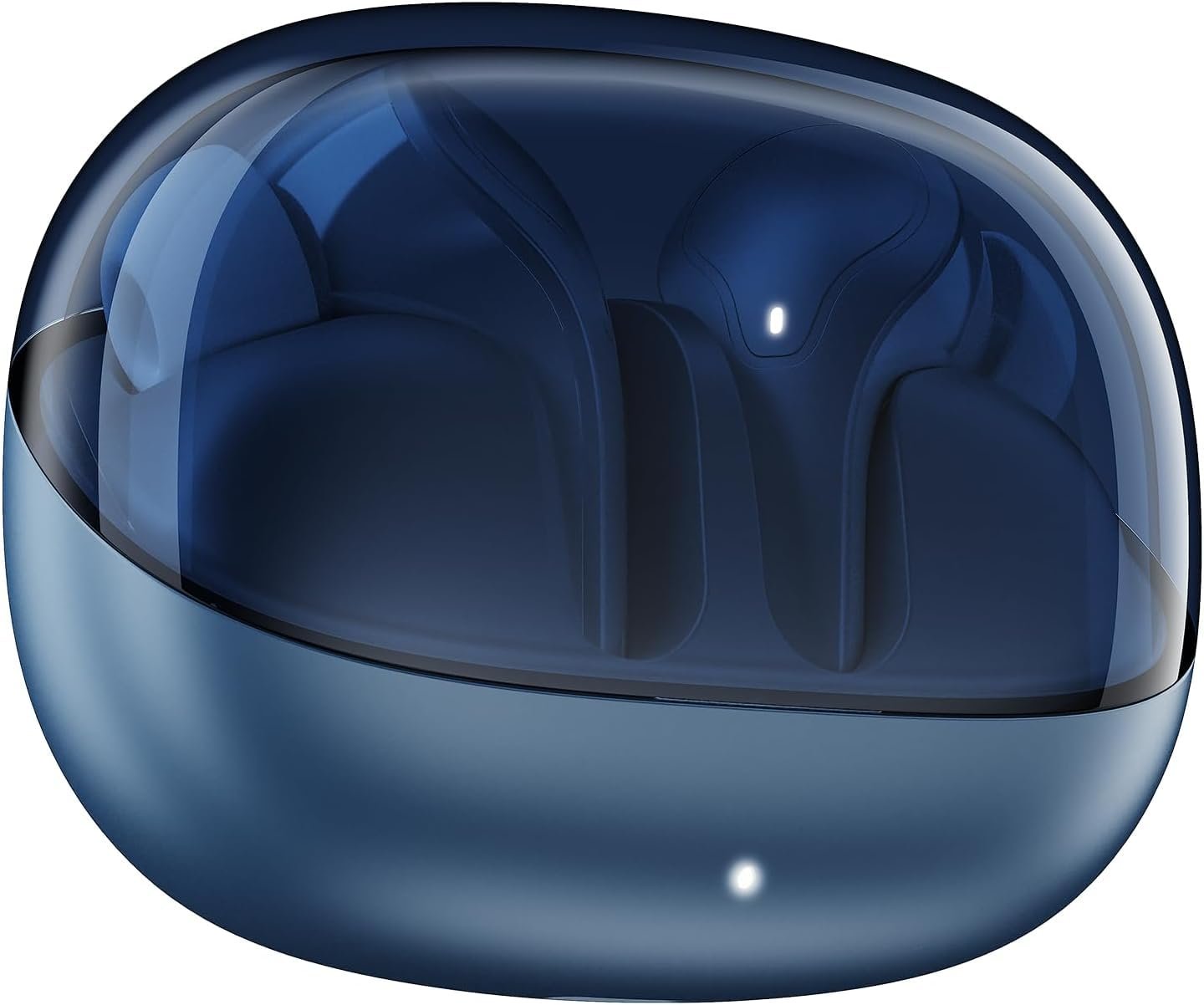 boAt Airdopes 311 Pro, 50H Battery, Fast Charge,ENx Tech, Transparent LID, Low Latency,Stream Ad Free Music via App Support, Bluetooth Earbuds, TWS Ear Buds Wireless Earphones with mic (Dark Blue)