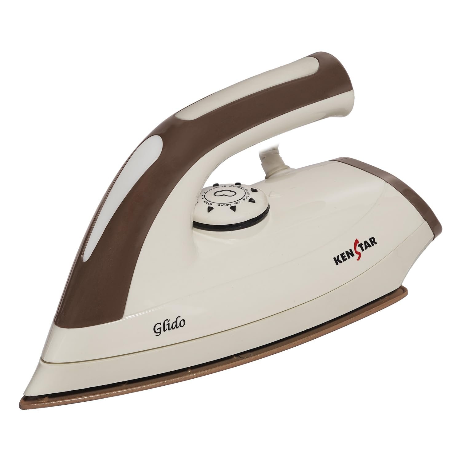 Kenstar Glido 1000 W Dry Iron (Brown & Ivory)