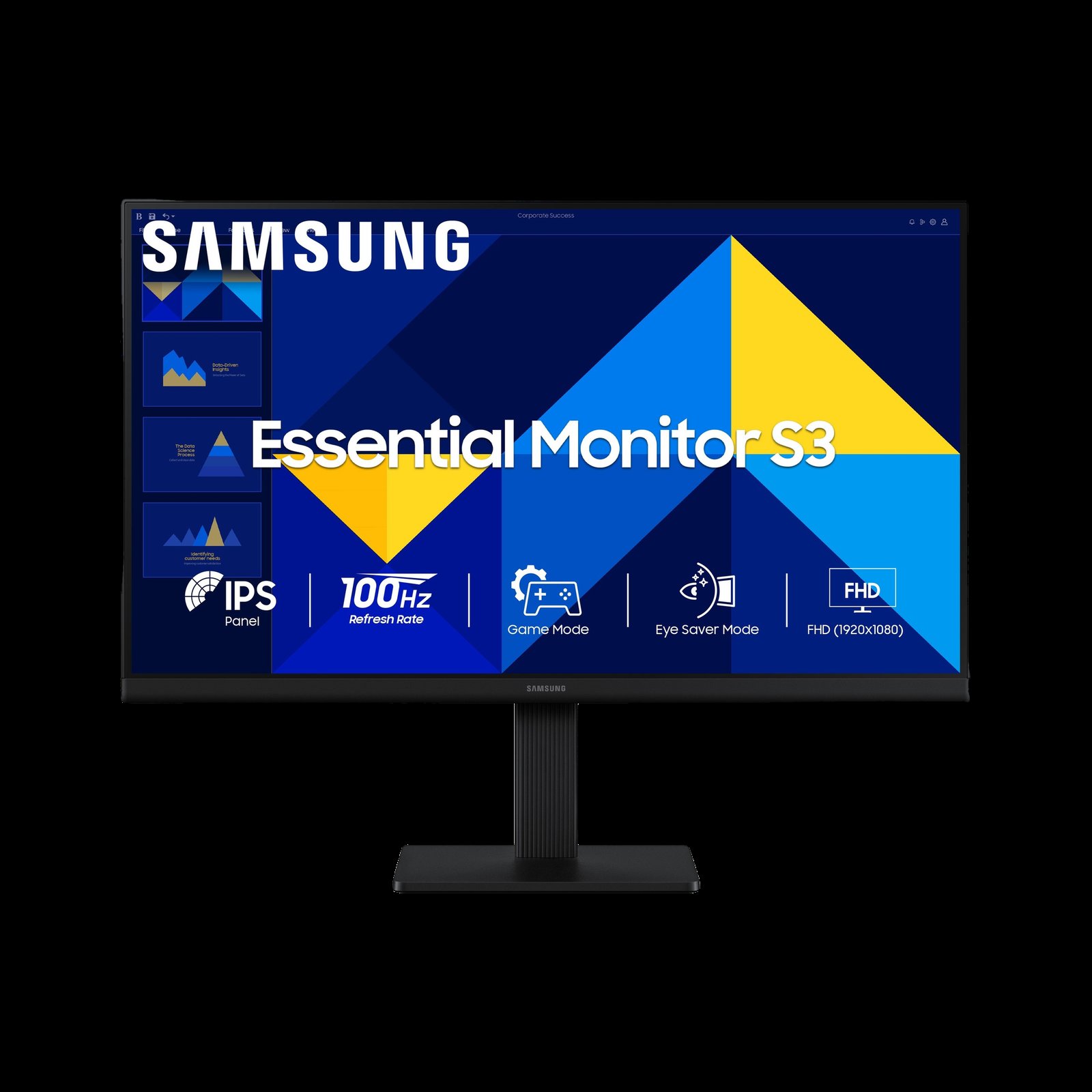 samsung s3 54 6 cm 22 inch full hd led backlit ips panel d sub hdmi flat monitor ls22d300gawxxl