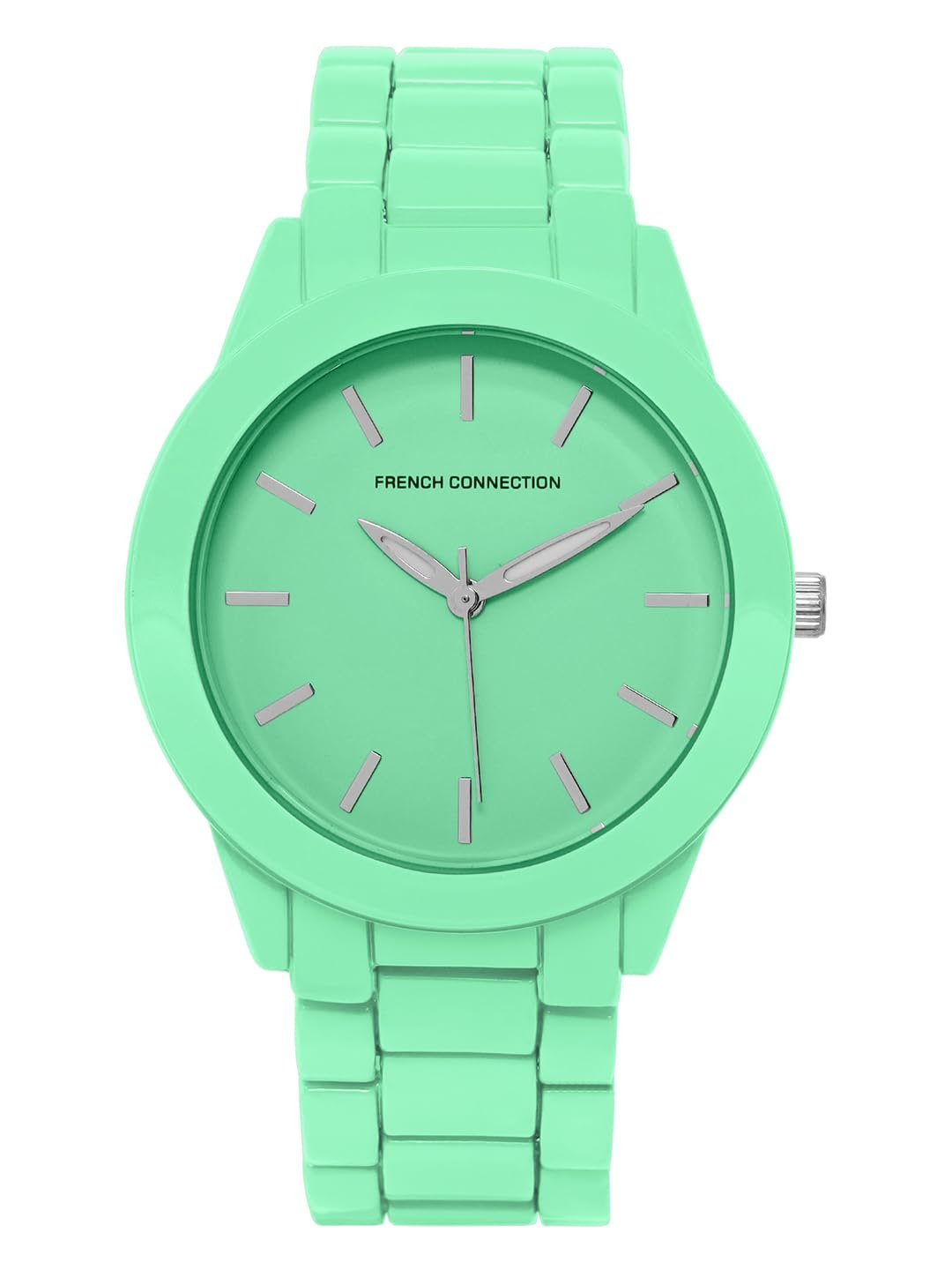 French Connection Hue Pink Round Dial Womens Analogue Watch FCS04P