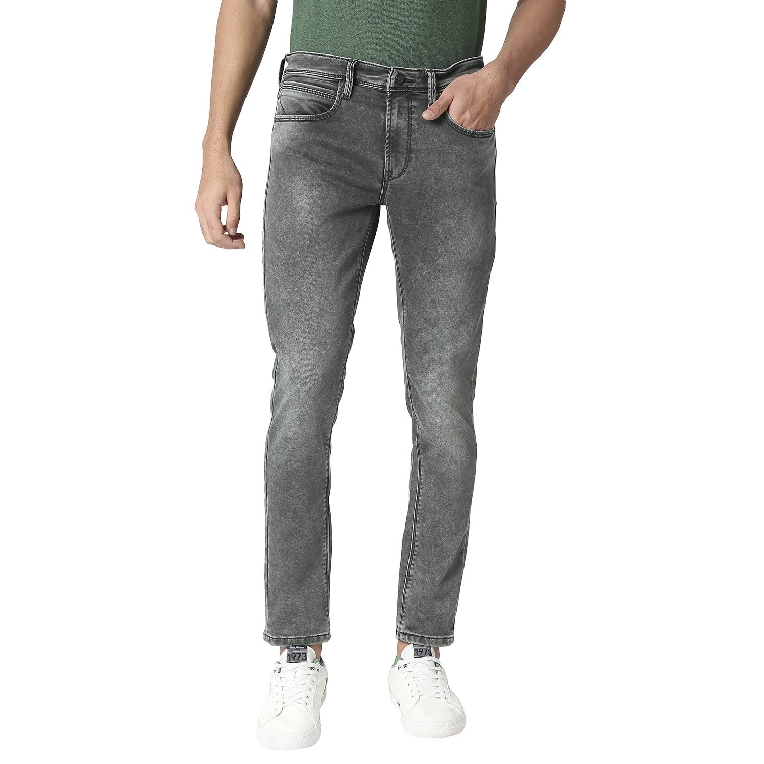 Pepe Jeans Men's Skinny Fit Mid Rise Jeans