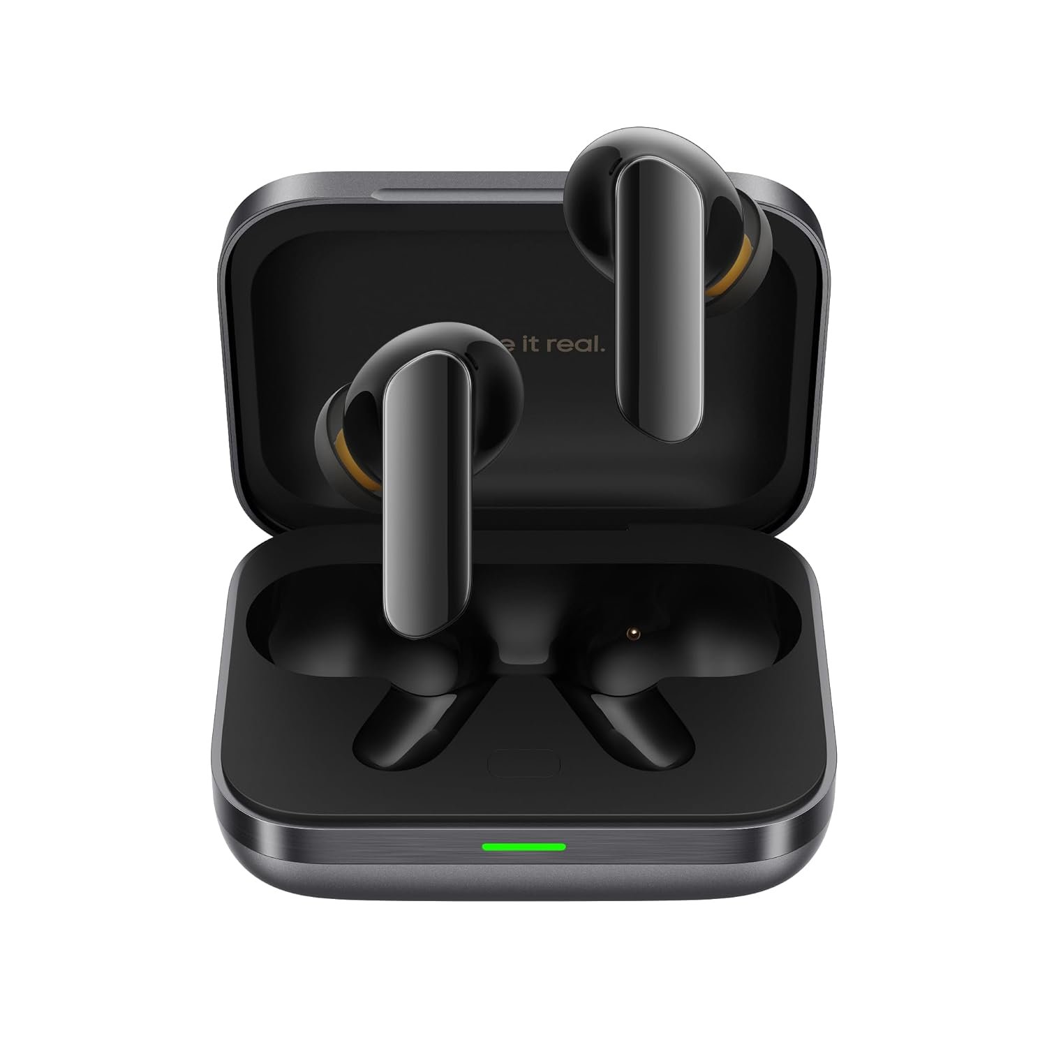 realme Earbuds Air 7 True Wireless,12.4mm Dynamic Bass Drivers,52Hrs Playtime,52dB Hybrid ANC,6 Mic ENC,45ms Low Latency,360° Spatial Audio,Hi-Res LHDC,IP55 Dust & Water Resistant,BT v5.4(SlateGre