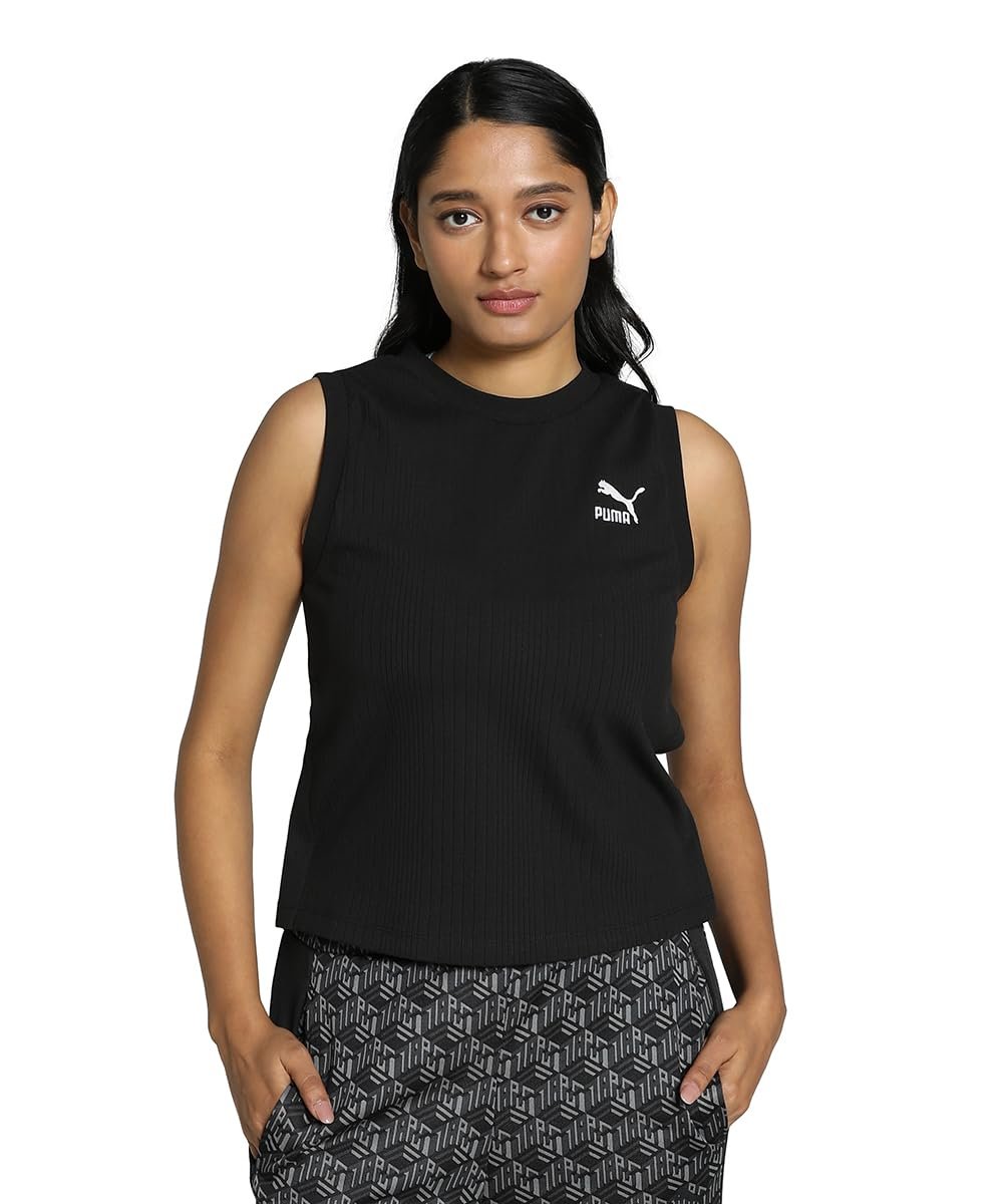Puma Women's Solid Relaxed Fit T-Shirt
