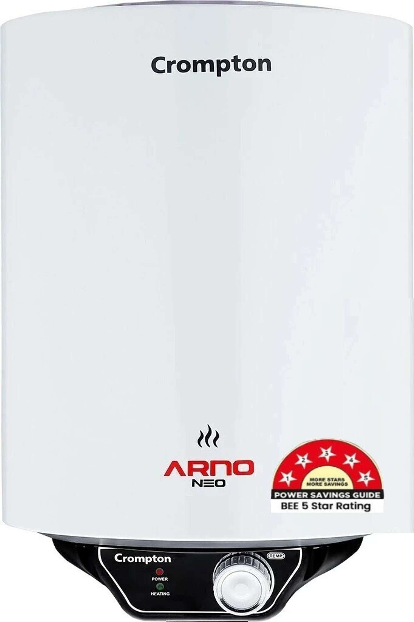 crompton aswh 3015 arno neo 5s 15 l storage water geyser 5 star bee energy rating national conservat