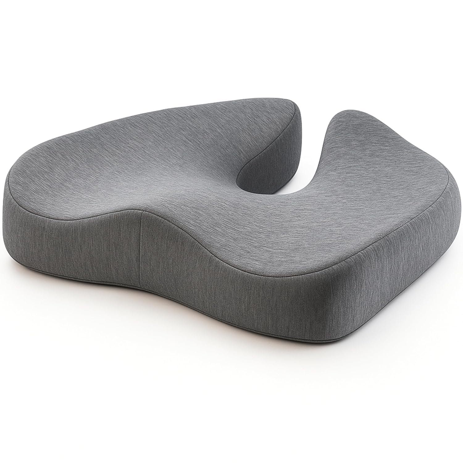 Coccyx Cushion Gel Memory Foam Seat Cushion for Chair Orthopedic Tailbone Support Car Seat Cushions for Sciatica Relief Ergonomic U Shape Design for Office Car and Home