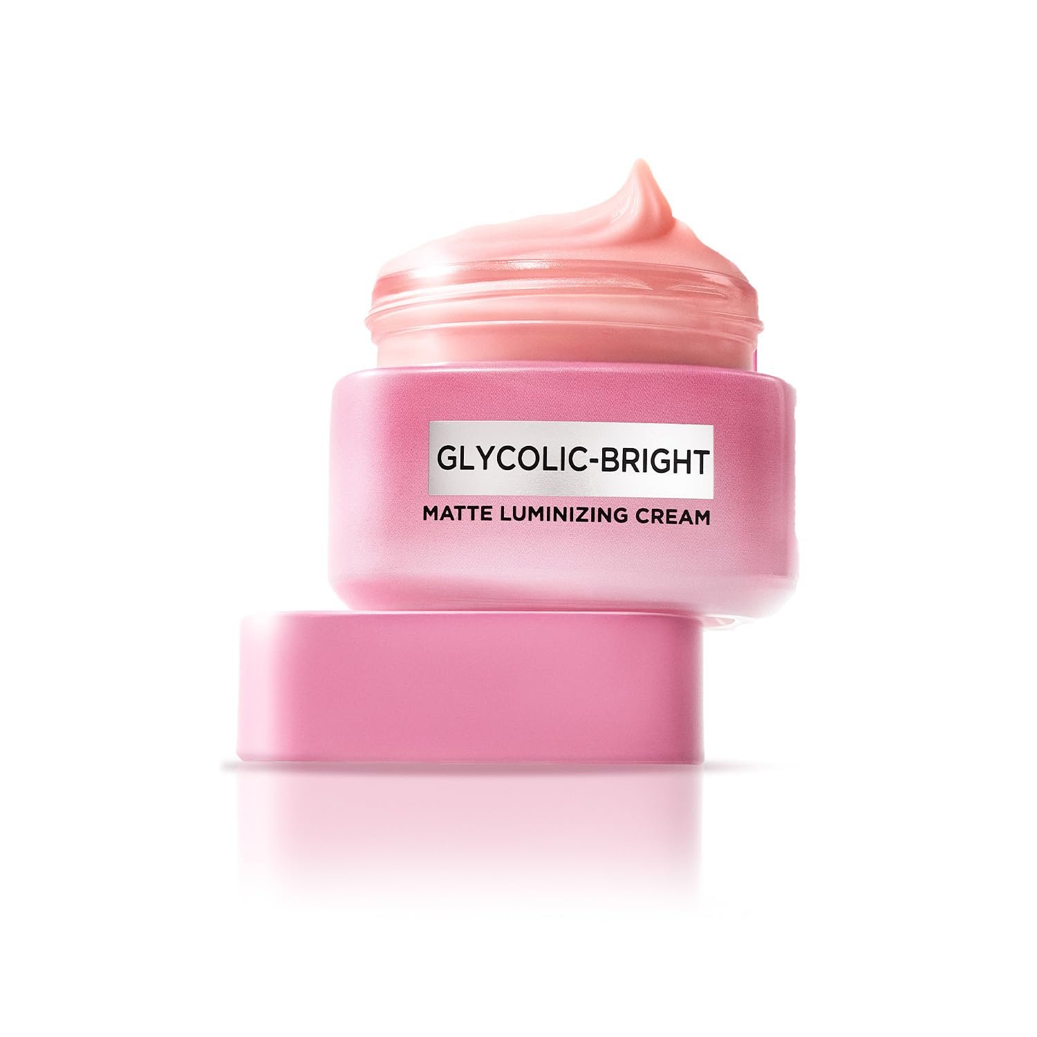 L'Oréal Paris Glycolic Bright Matte Luminizing Cream, 50ml | Instant glow booster | Fades dark spots | Highlighter in moisturzier | Strobe Cream