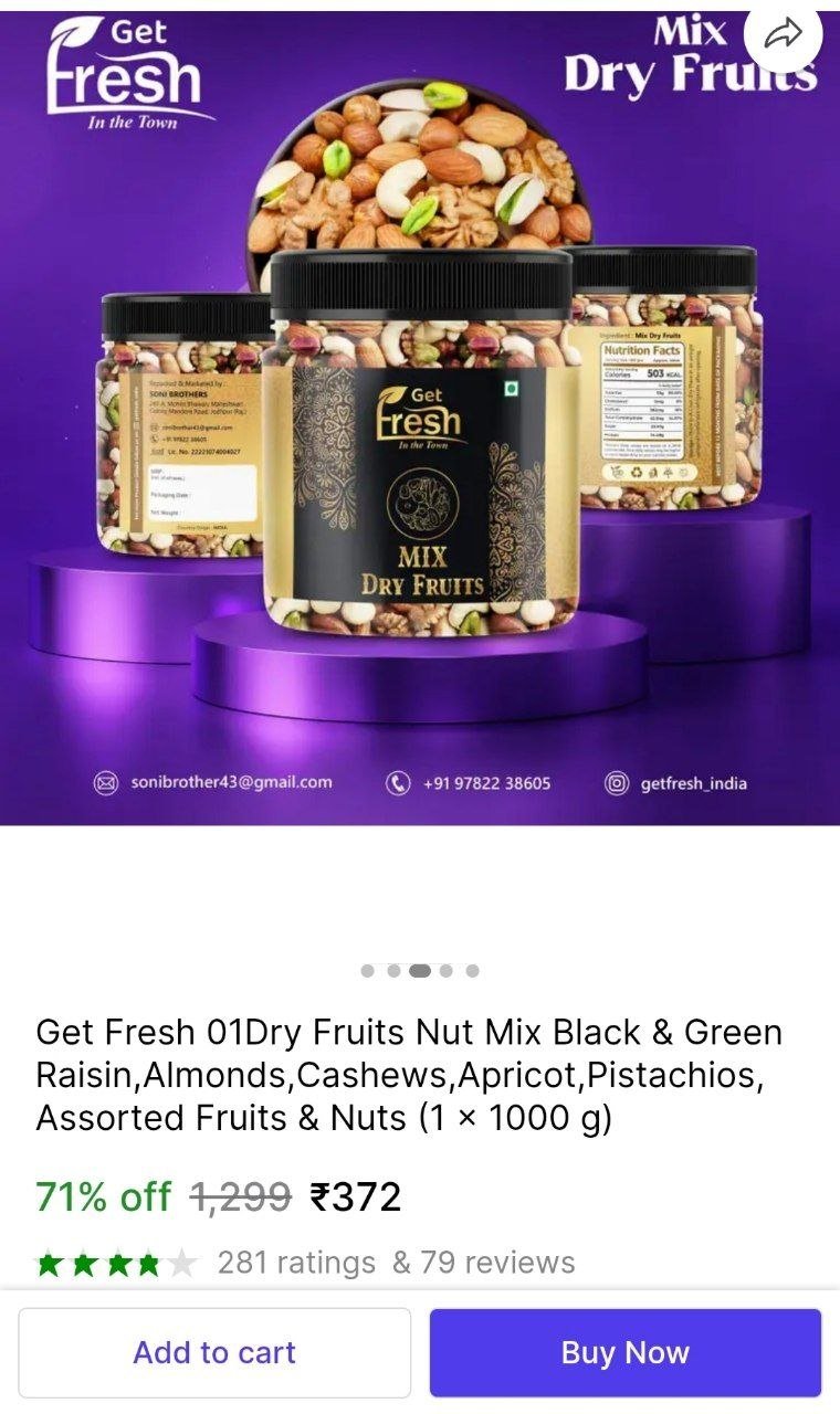 Get Fresh 01Dry Fruits Nut Mix Black & Green Raisin,Almonds,Cashews,Apricot,Pistachios, Assorted Fruits & Nuts Price in India - Buy Get Fresh 01Dry Fruits Nut Mix Black & Green Raisin,Almo