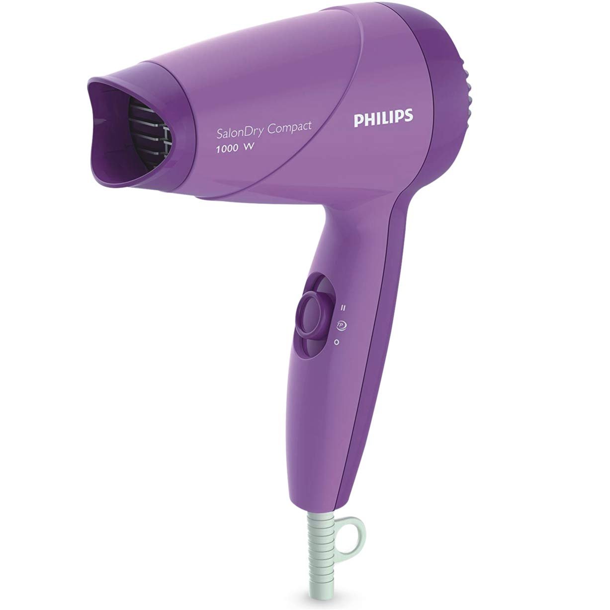 Philips India's No.1 Hair Styling Brand -Hair Dryer 1000W |Blow Dry for Men & Women | 2 Heat Settings| ThermoProtect tech |Travel-Friendly, Quick Dry, Frizz Control | For Indian Hair |HP8100/4