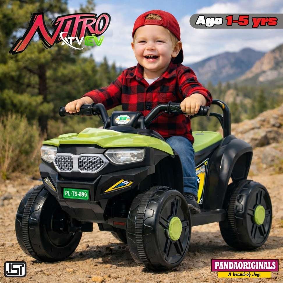 pandaoriginals nitro ev music lights forward backward gear built mp3 player jeep battery operated ri