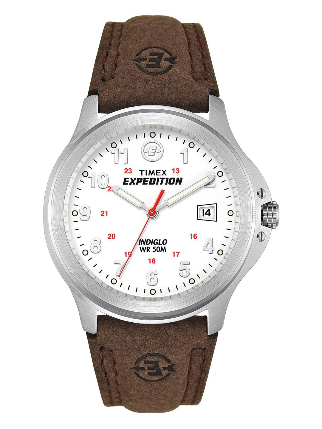Buy Timex Expedition Round 40mm White Dial Analog Men Watch T44381E6 - - Accessories for Men