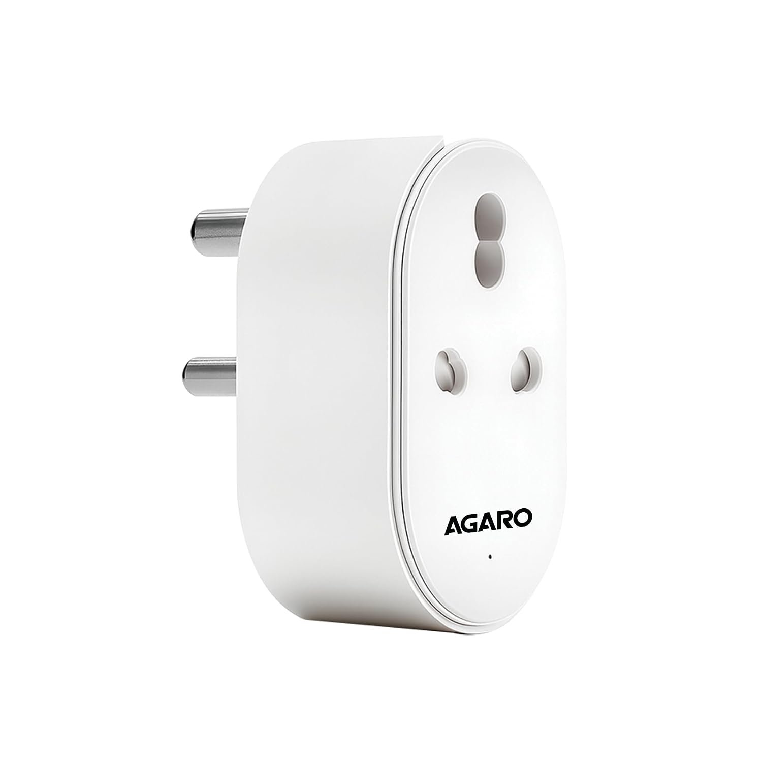 AGARO Regency 16A Wi-Fi Smart Plug with Energy Monitoring & App Control, Compatible with Alexa & Google Assistant, Voice Control for Geyser, AC & Other Heavy Appliances, Timer & Schedu