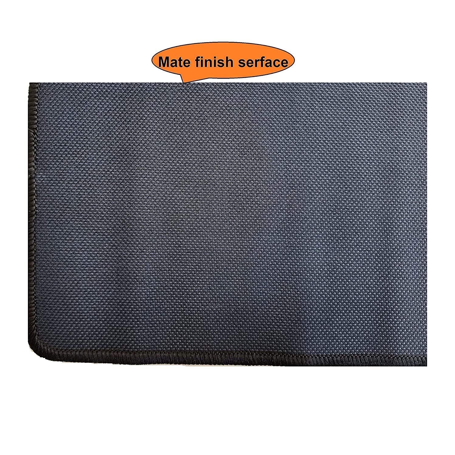 SPIN CART Gaming Mouse pad, Long XXL Extended Desk Table Mat Mousepad for Laptop PC Computer (Black)