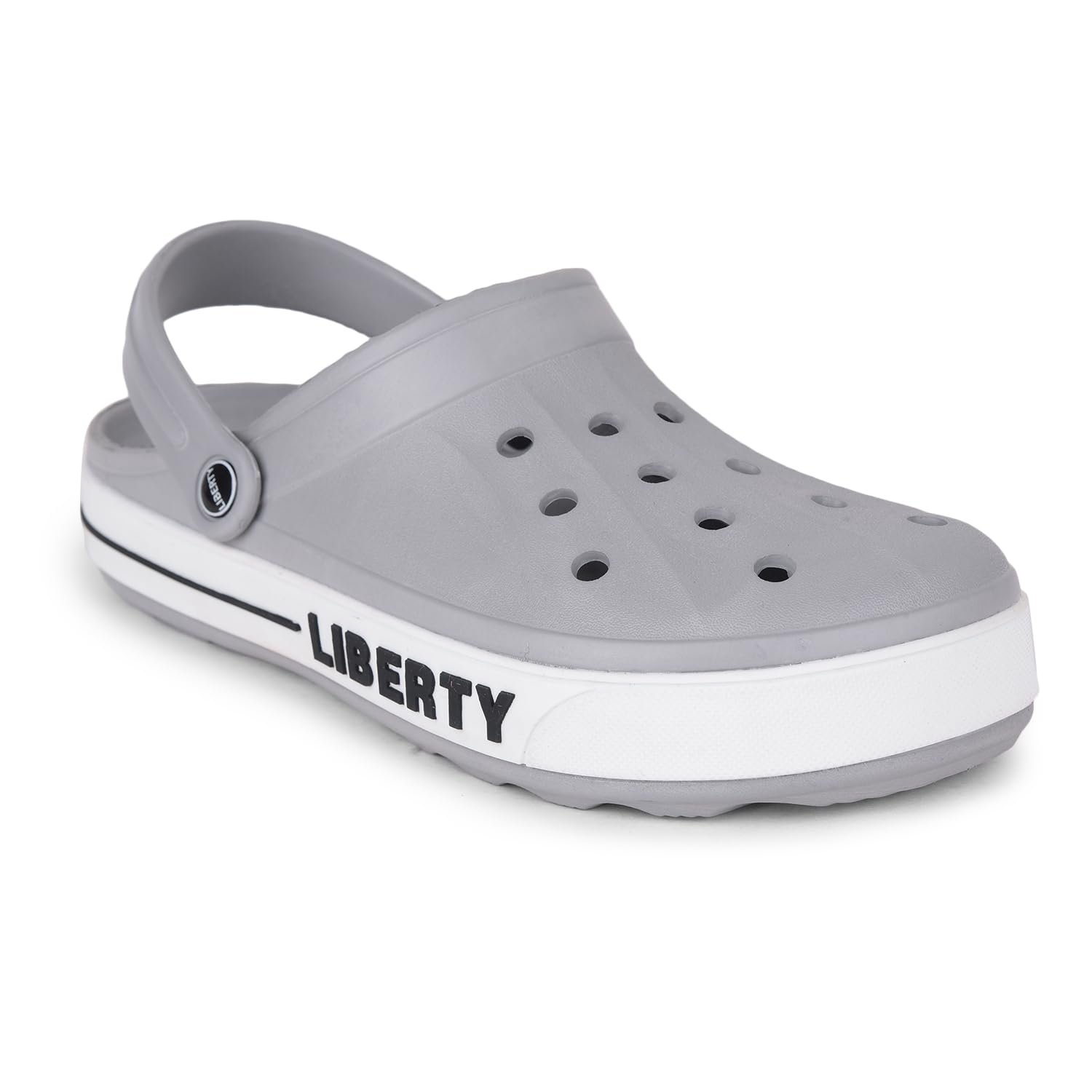 Liberty A-HA Black & Blue Slippers for Men - Home-Wear Slip-On Slip-On