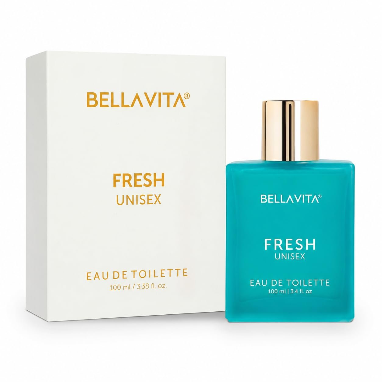 Bella Vita Luxury Fresh Unisex Long Lasting Perfume for Man and Woman | EDT 100ml | Bergamot, Lavender, Ylang Ylang | Citrus, Floral Premium Fragrance for Men and Women