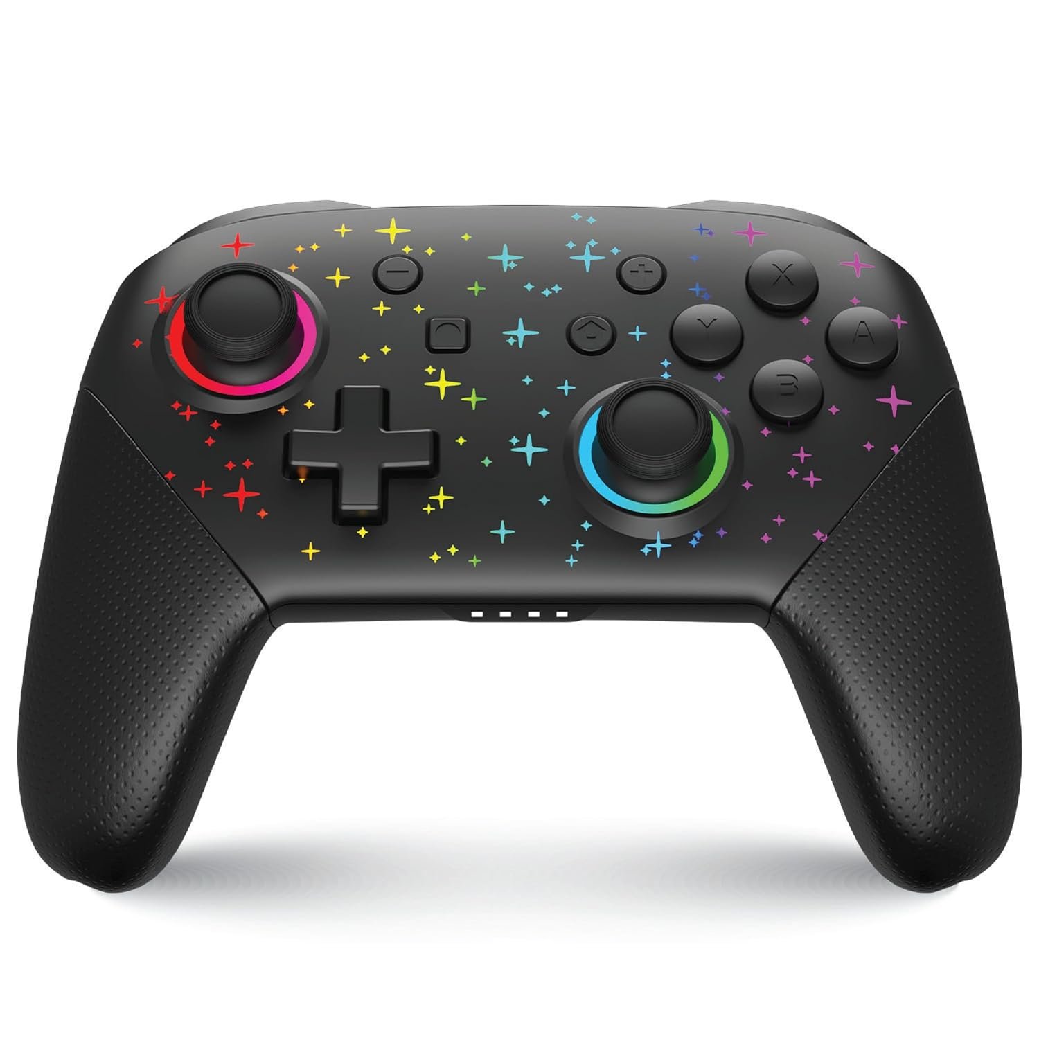 NITHO COSMOS Wireless Controller for PC, Windows, Switch, iOS, Android, Gaming Gamepad with Dynamic RGB Lights | 6-Axis Motion Sensor | Programmable Turbo | Dual Vibration | Lightweight