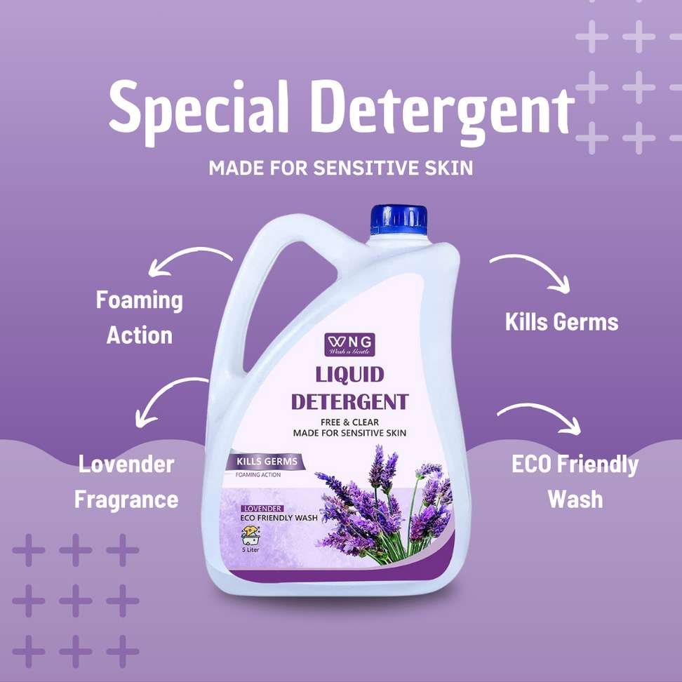 wng High-Quality Laundry Liquid for washing machine Lavender Liquid Detergent Price in India - Buy wng High-Quality Laundry Liquid for washing machine Lavender Liquid Detergent online at Shopsy.in