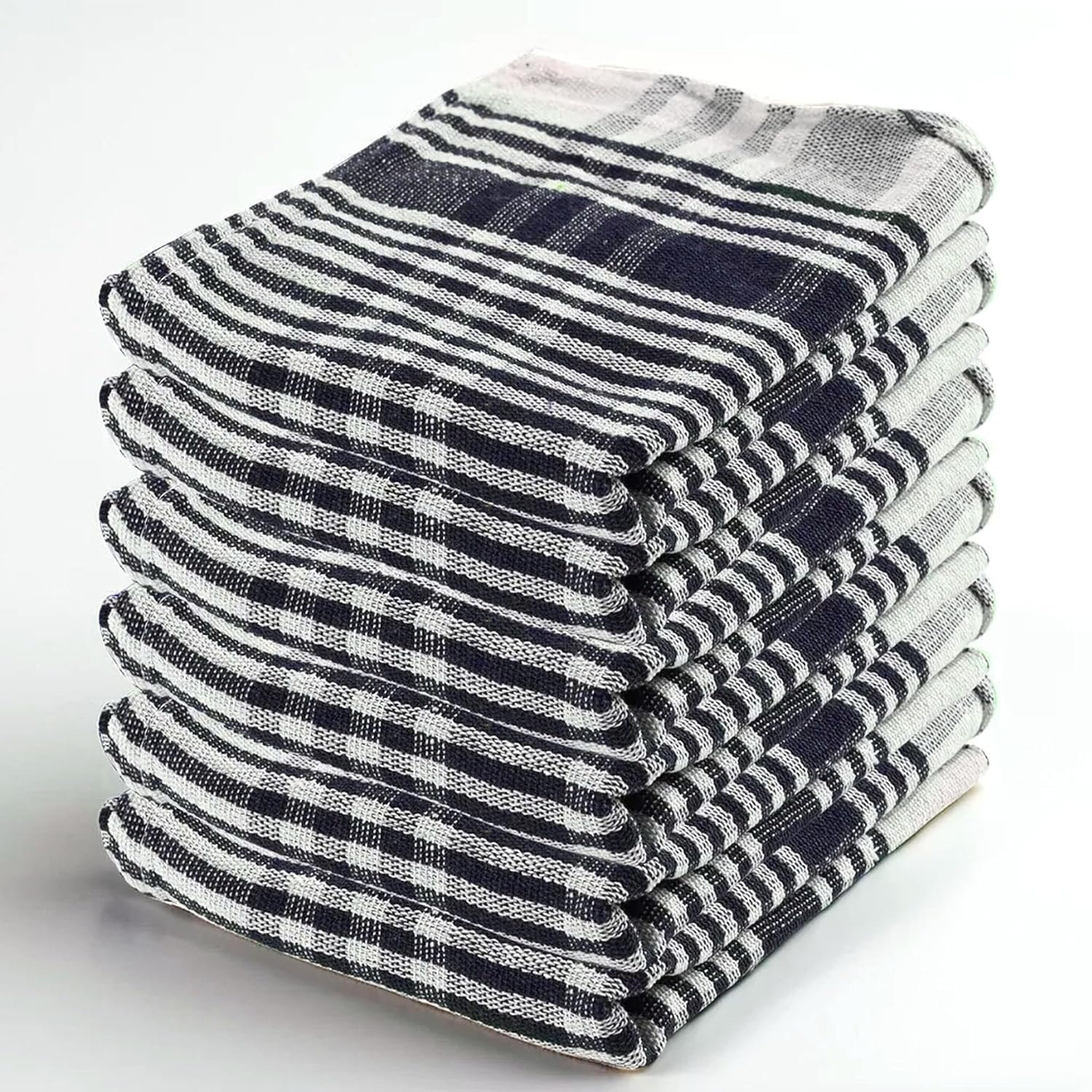 Kuber Industries Pack of 6 Cotton Kitchen Cloth/Napkins | Fridge, Table, Kitchen Platform Cleaning & Roti Napkins | 16x26 Inches - Blue