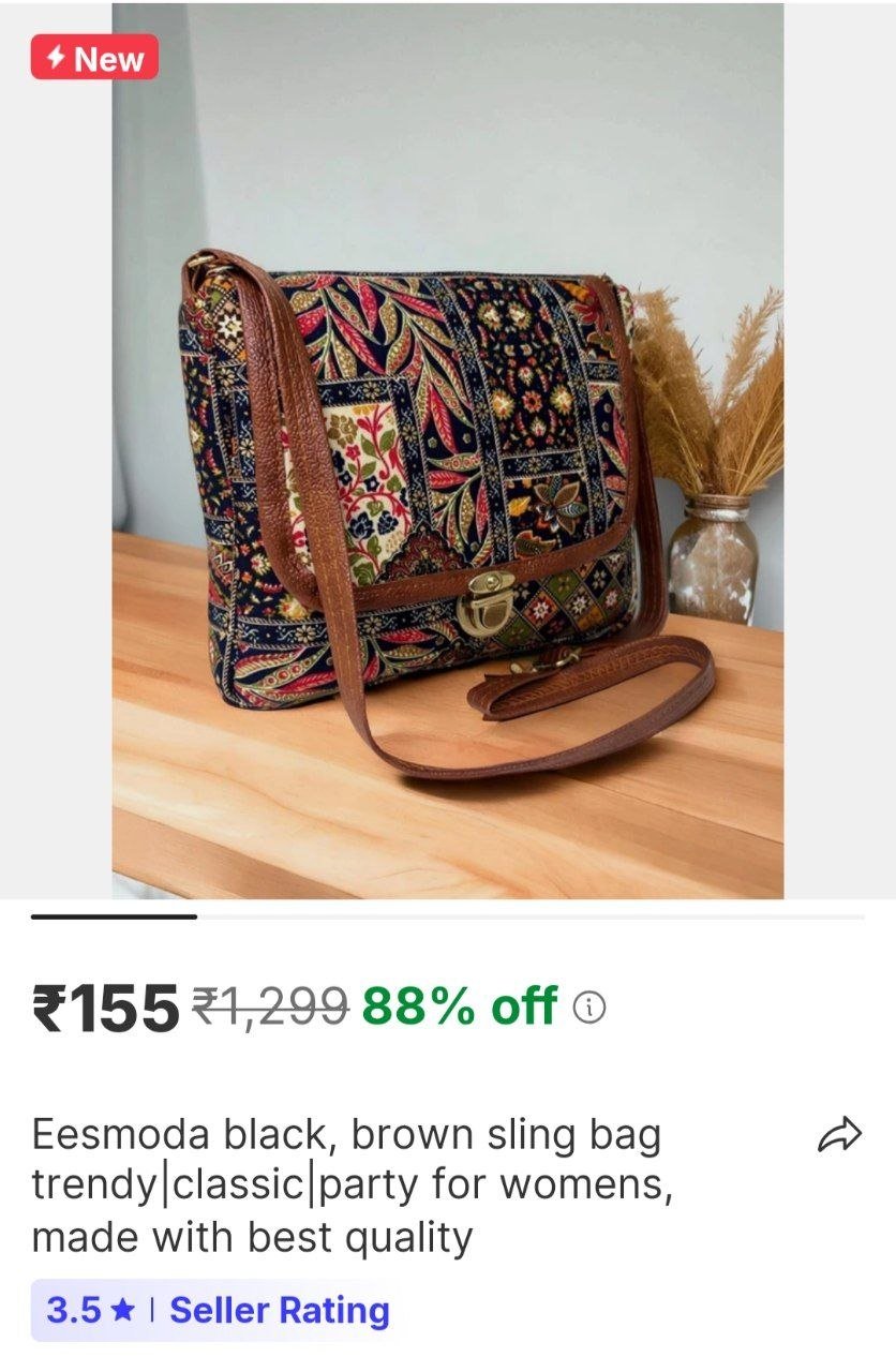 EEsmoda Black, Brown Sling Bag Trendy|Classic|Party for Womens, Made With Best Quality Price in India - Buy EEsmoda Black, Brown Sling Bag Trendy|Classic|Party for Womens, Made With Best Quality onlin