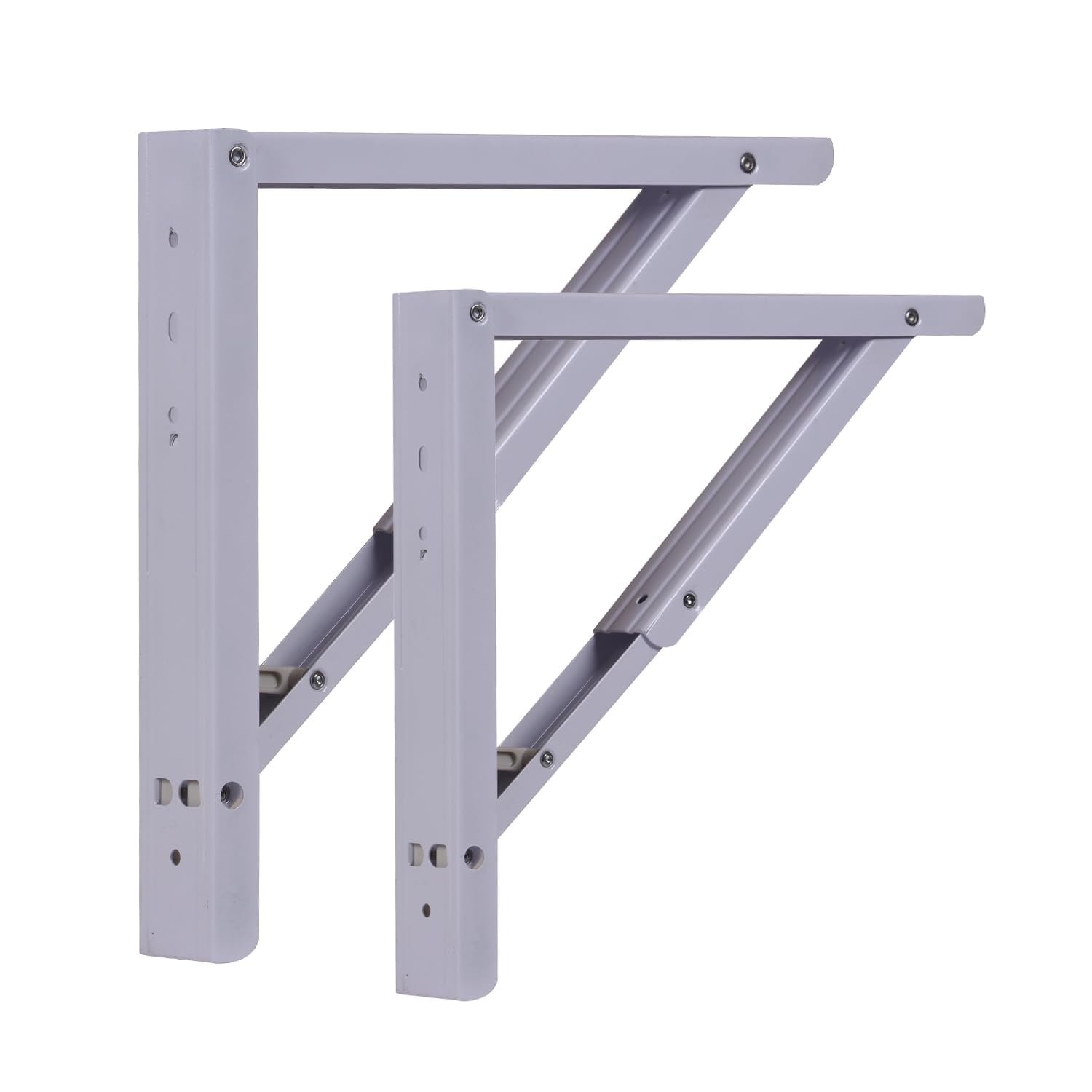 Compal Wall Mounted Bracket, Wall Mount Table, Shelf, Wall Mounted Plywood Study, Office Table, Work, Foldable Laptop (12 Inch Folding Brackets Only)