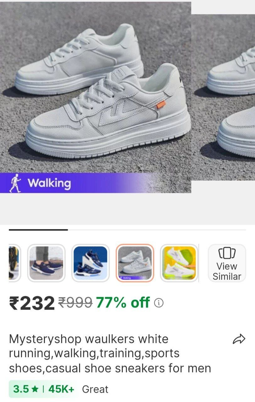 MYSTERYSHOP Waulkers White Running,Walking,Training,Sports Shoes,Casual shoe Sneakers For Men Price in India - Buy MYSTERYSHOP Waulkers White Running,Walking,Training,Sports Shoes,Casual shoe Sneakers