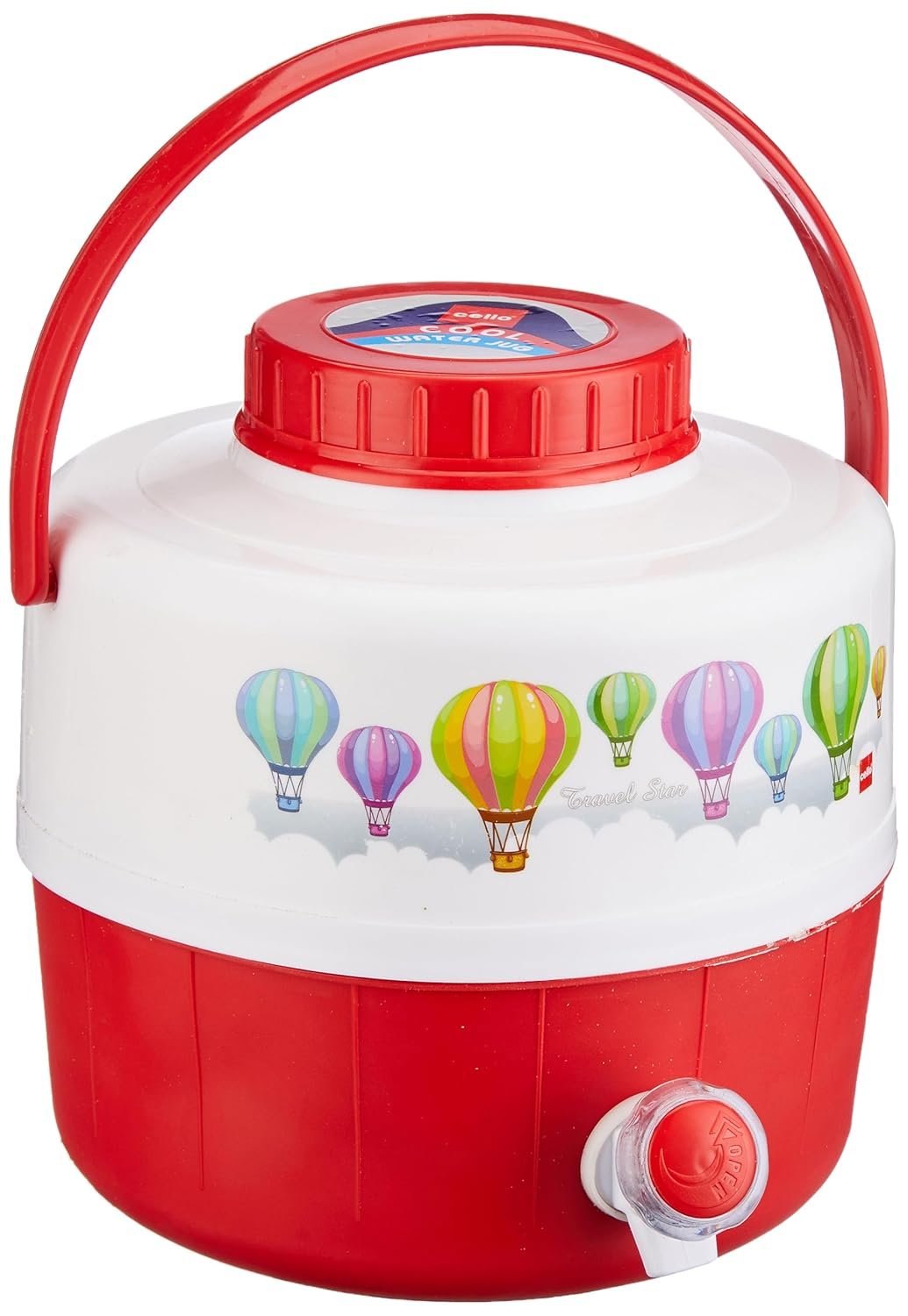 Cello Travel Star Water Jug- 5 litres (Plastic), Pack of 1